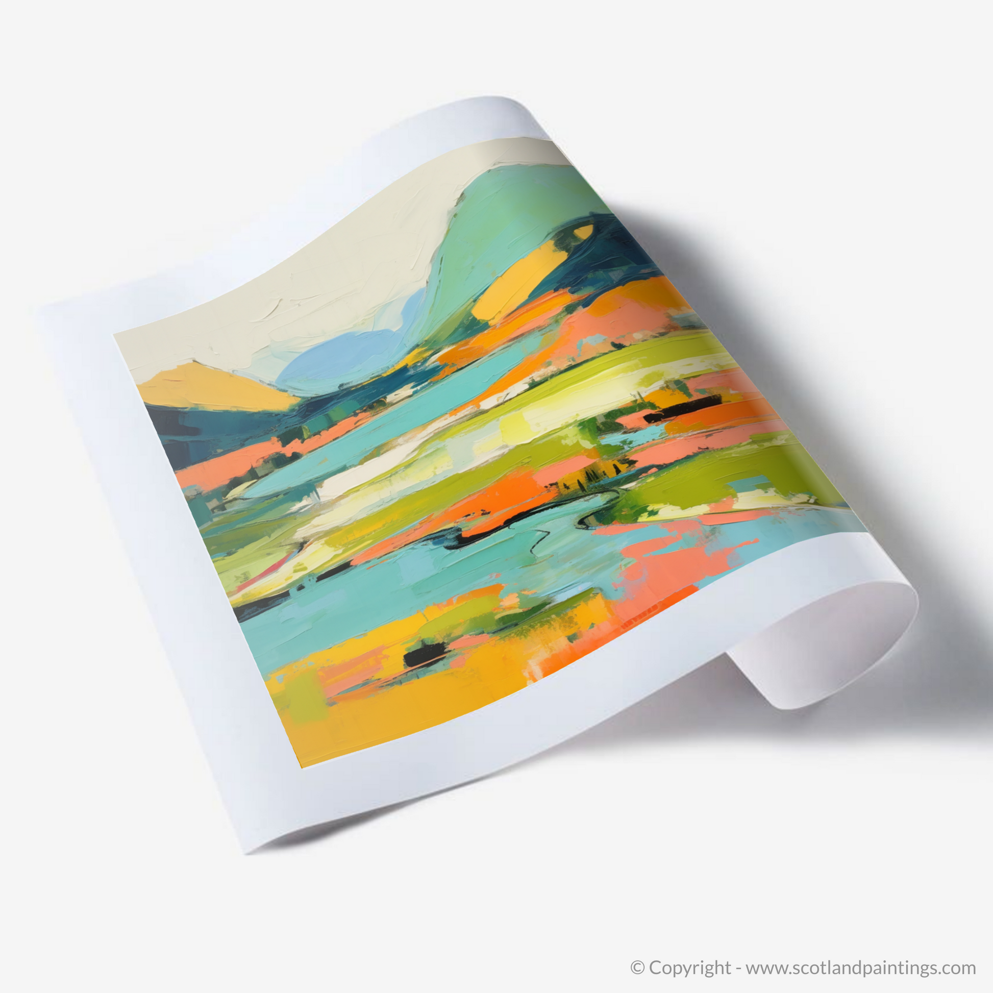 Art Print of Loch Shiel, Highlands in summer