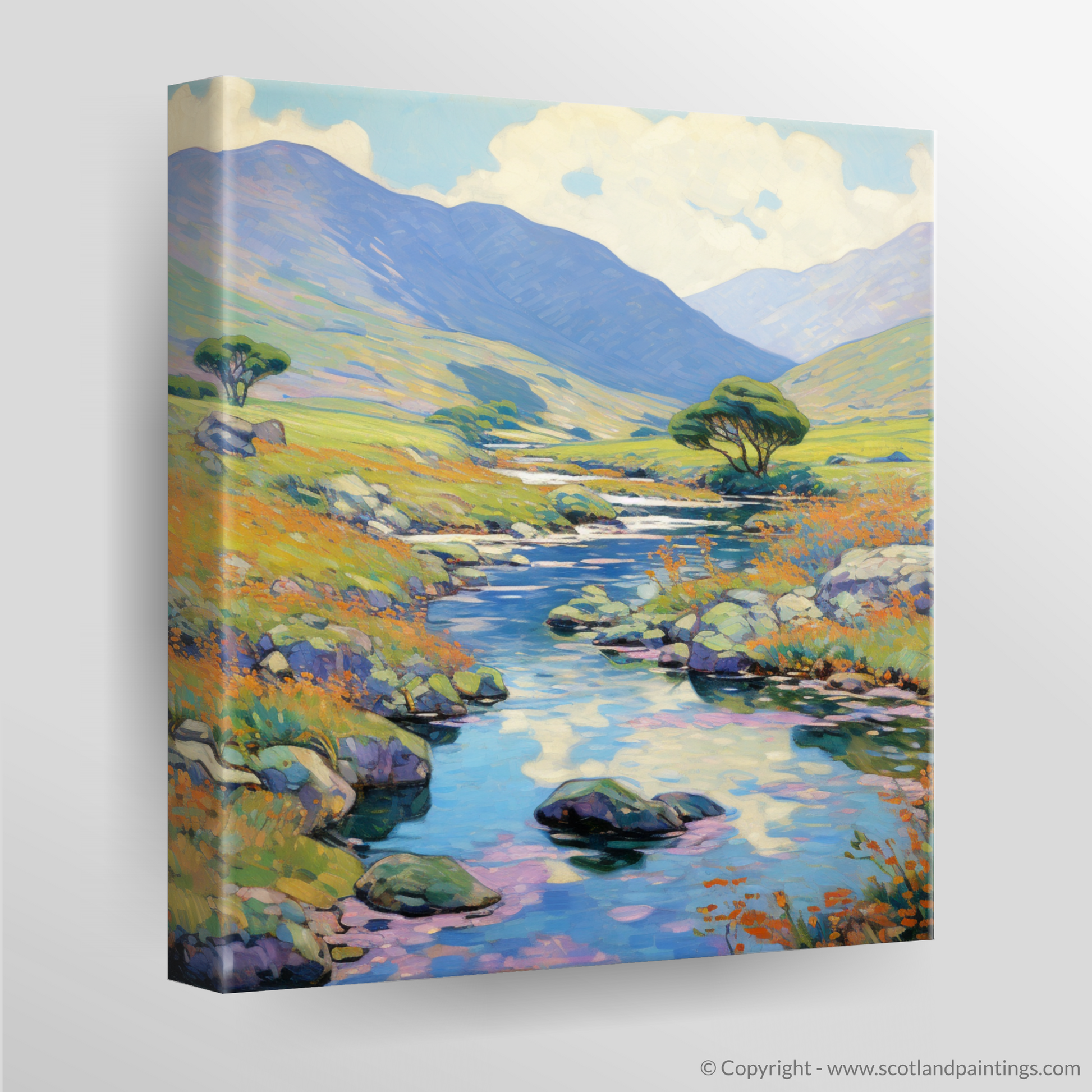 Canvas Print of Glen Rosa, Isle of Arran in summer