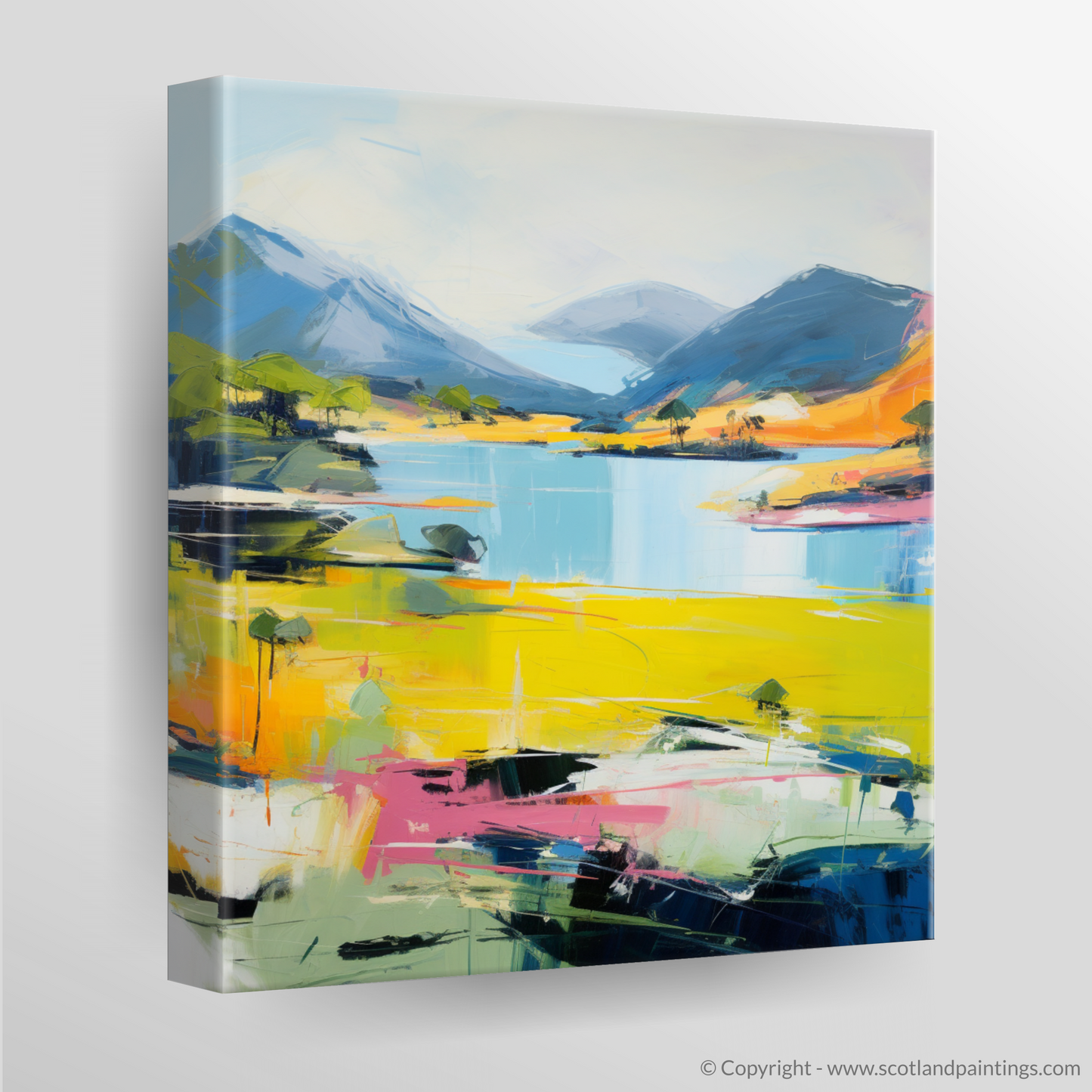 Canvas Print of Loch Morar, Highlands in summer