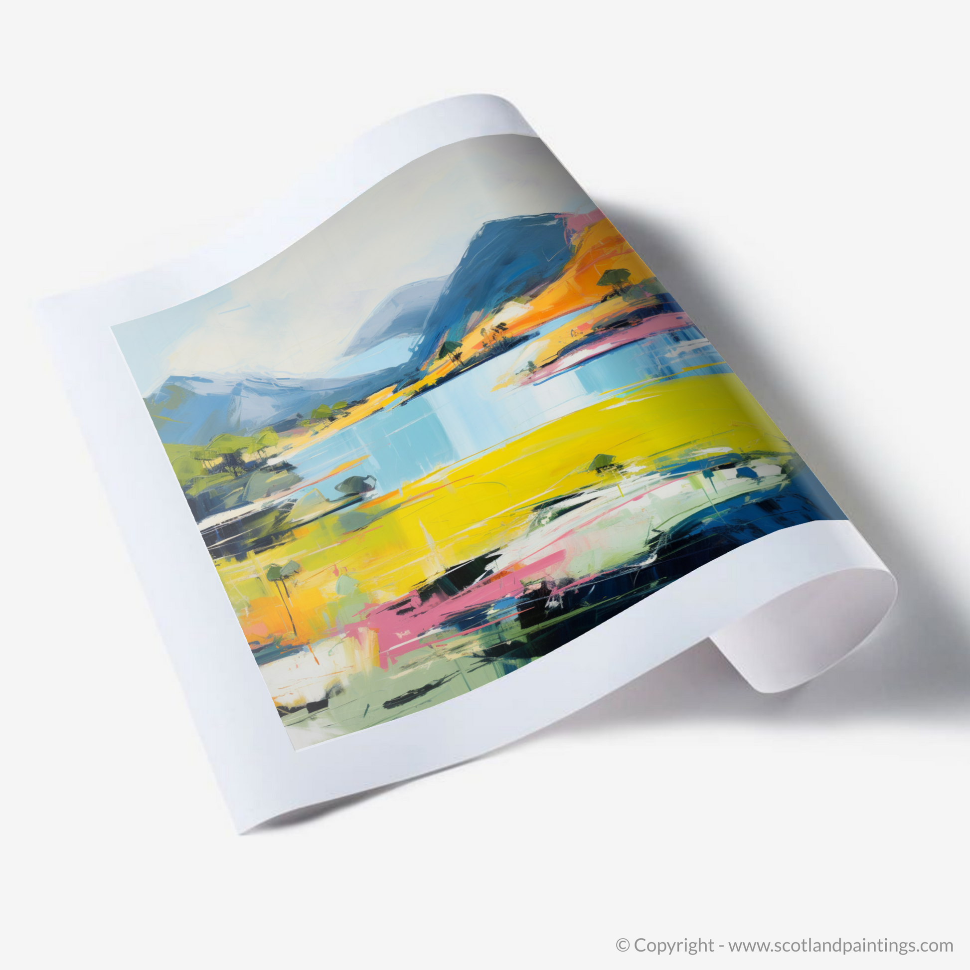 Art Print of Loch Morar, Highlands in summer