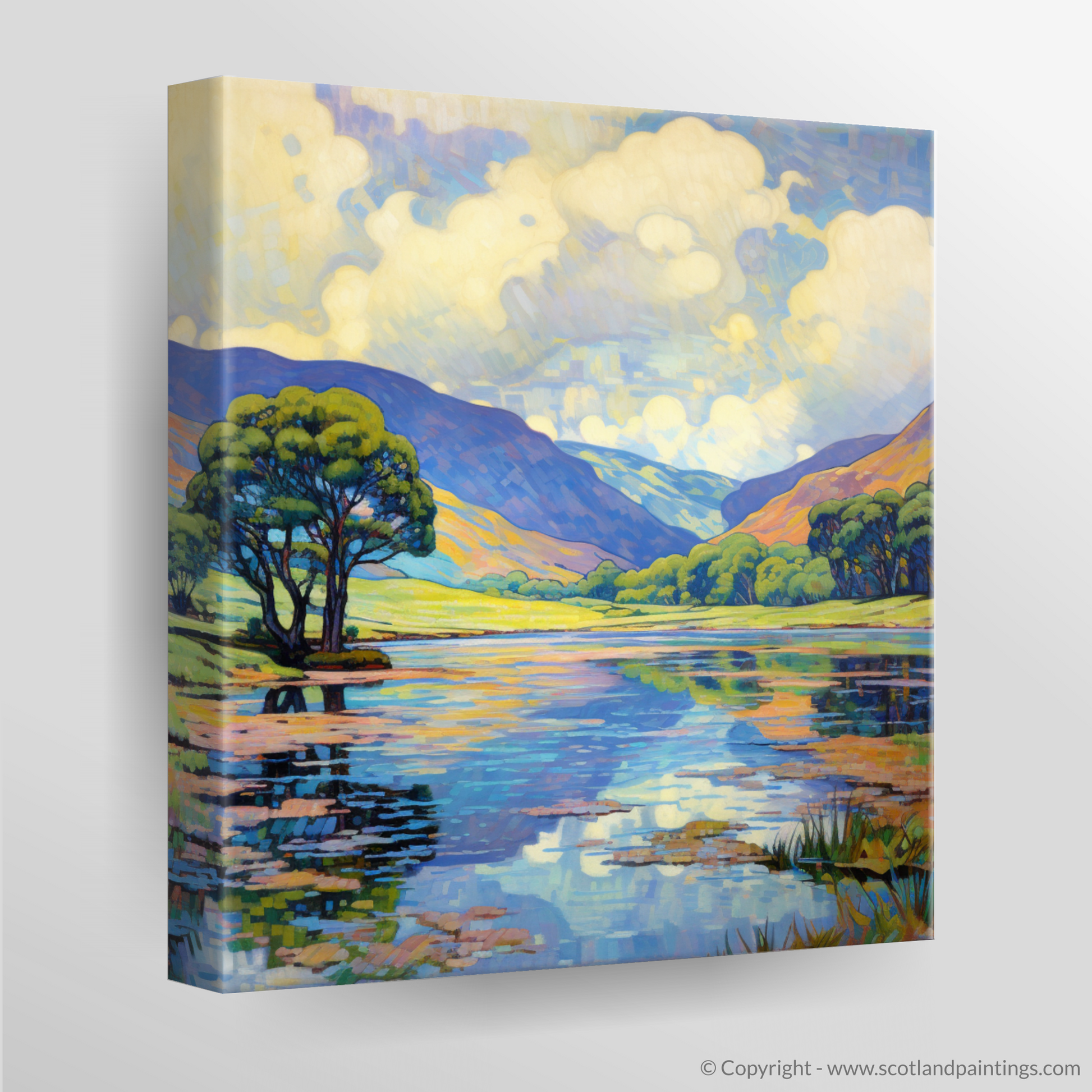 Canvas Print of Glen Lochay, Perthshire in summer