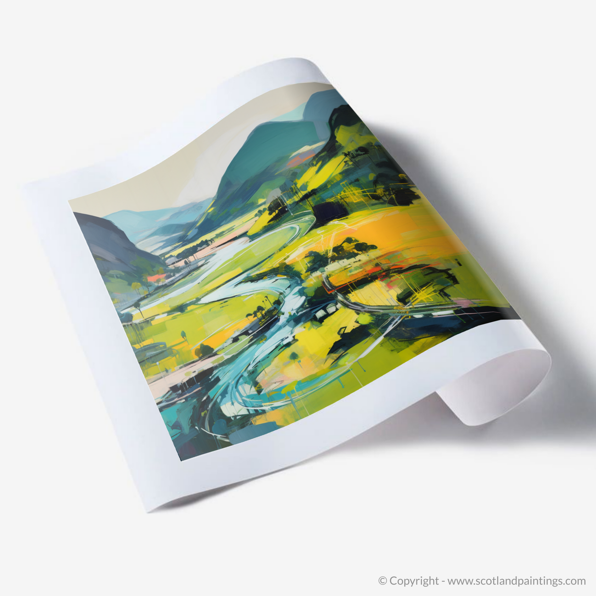 Art Print of Glenfinnan, Highlands in summer