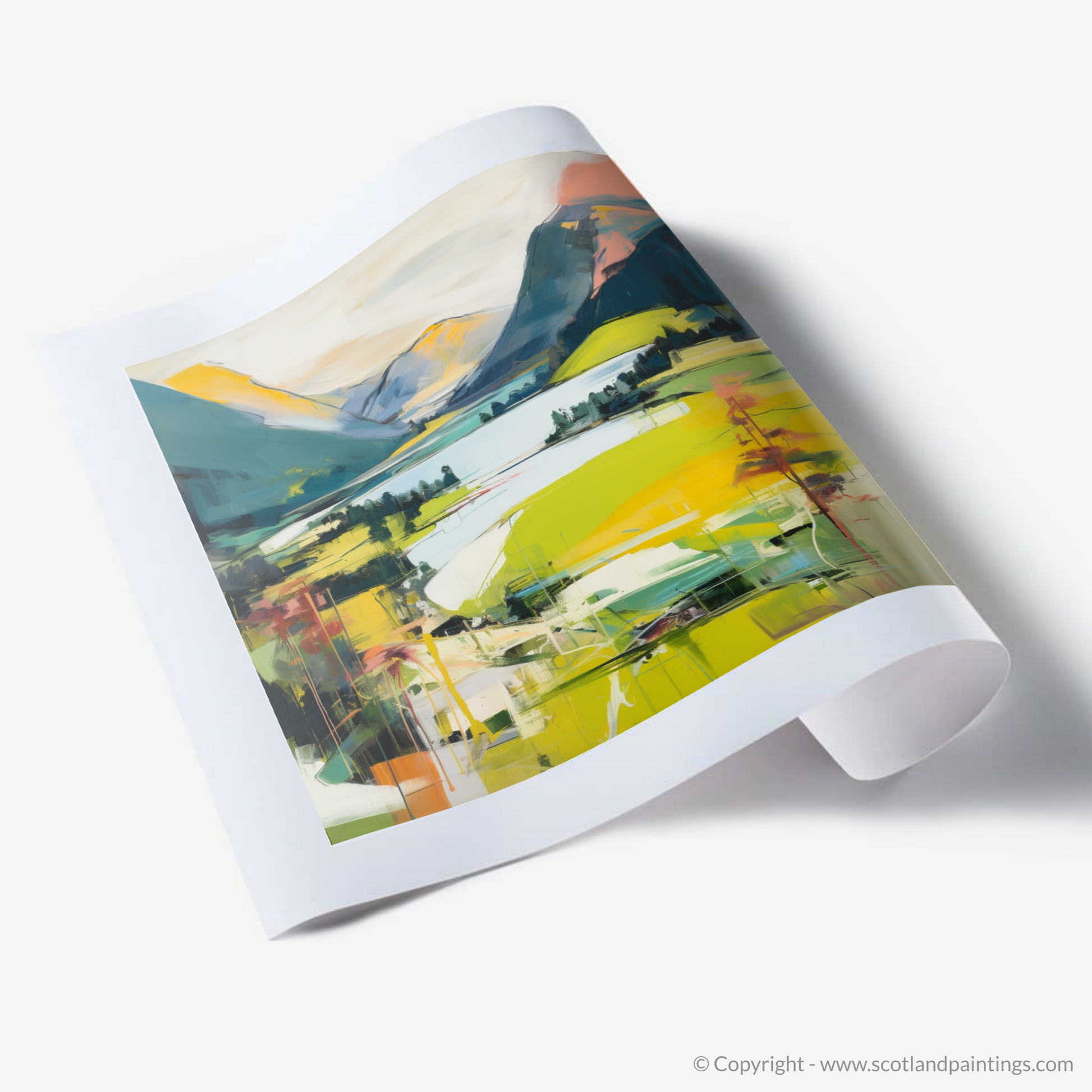 Art Print of Glenfinnan, Highlands in summer