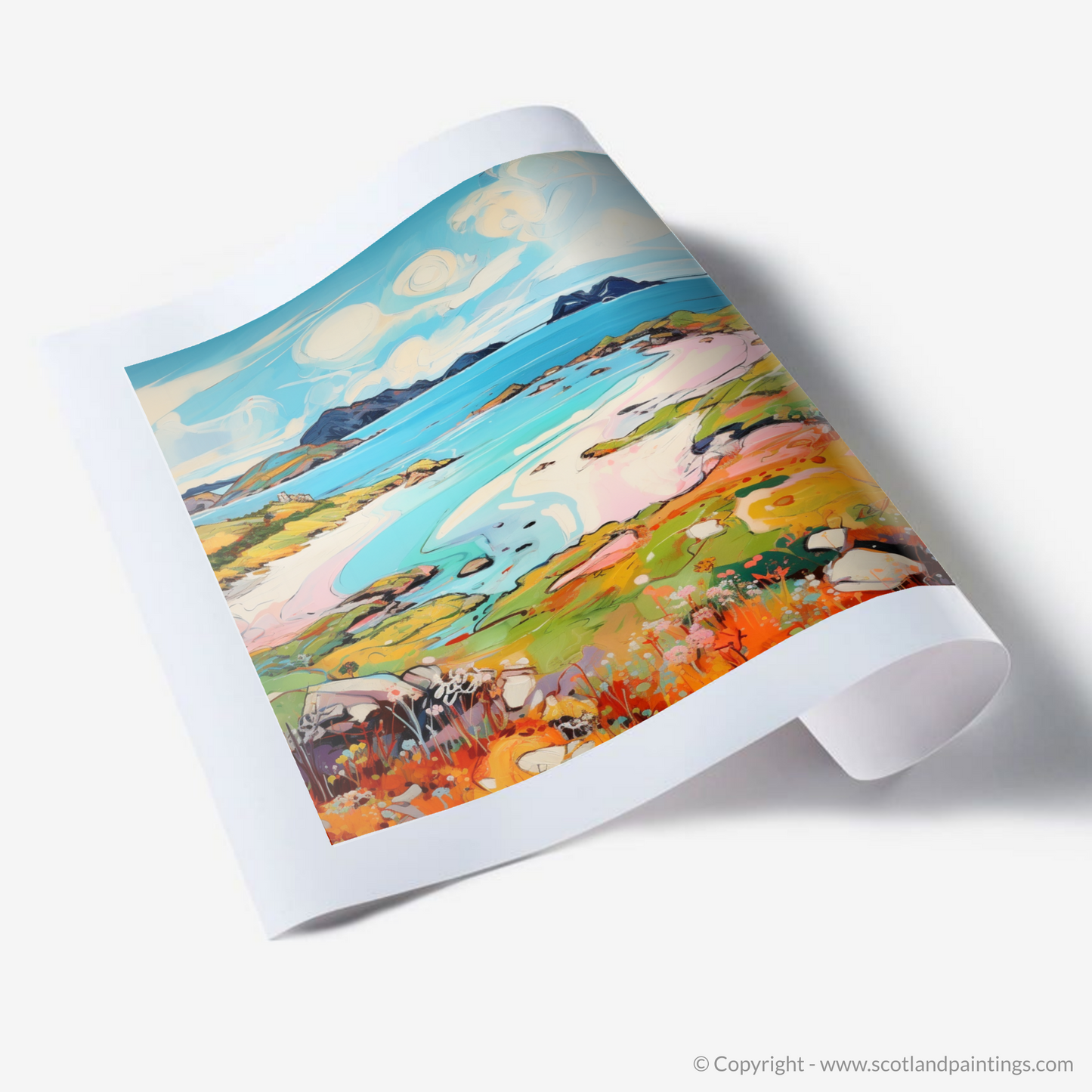 Art Print of Kiloran Bay, Isle of Colonsay in summer