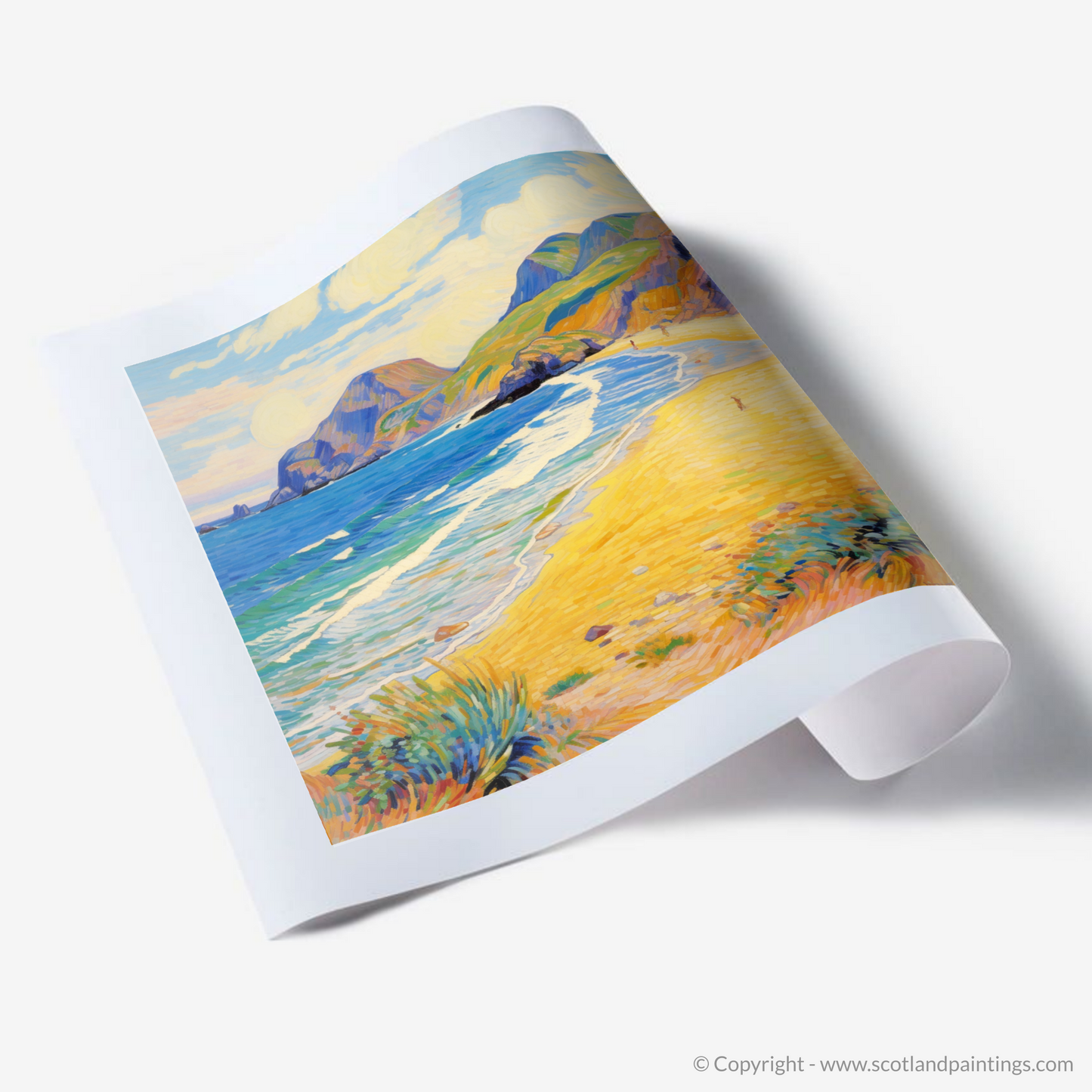 Art Print of Sandwood Bay, Sutherland in summer