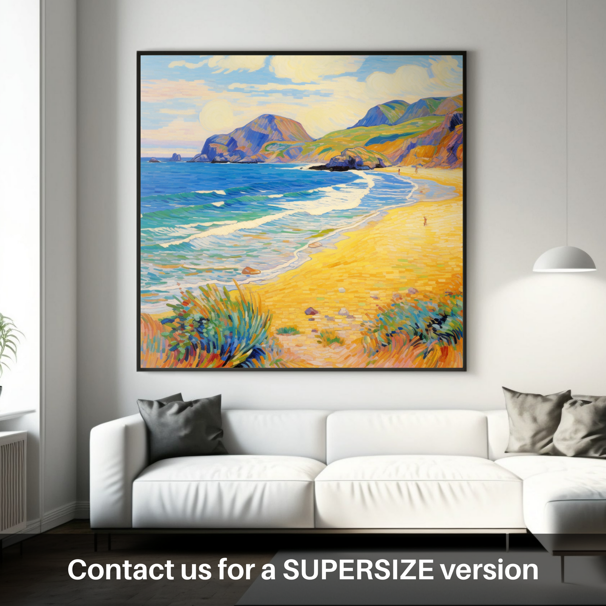 Huge supersize print of Sandwood Bay, Sutherland in summer