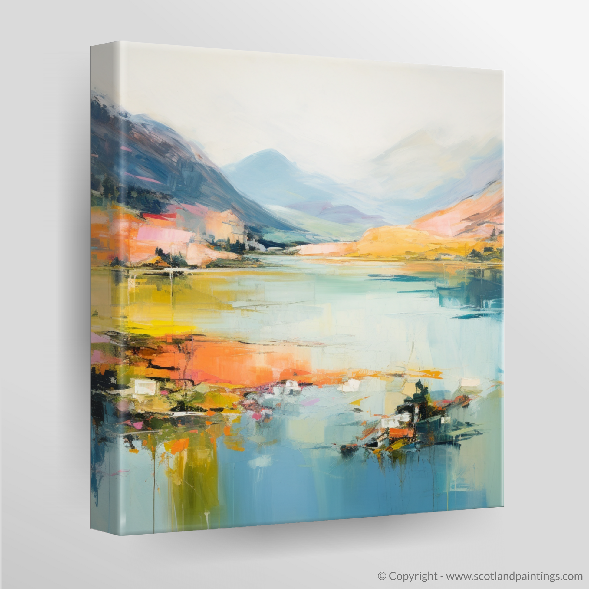 Canvas Print of Loch Morar, Highlands in summer