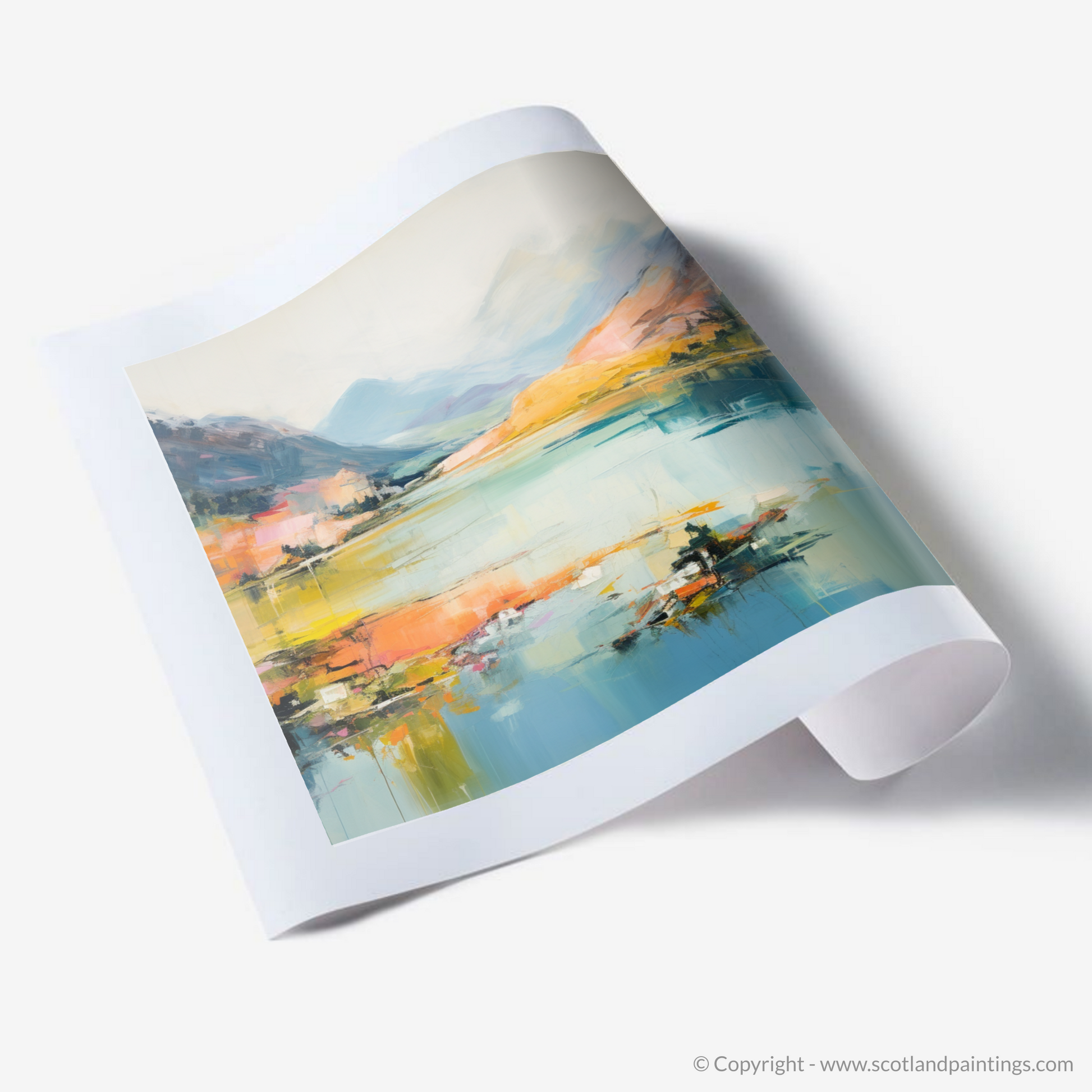 Art Print of Loch Morar, Highlands in summer