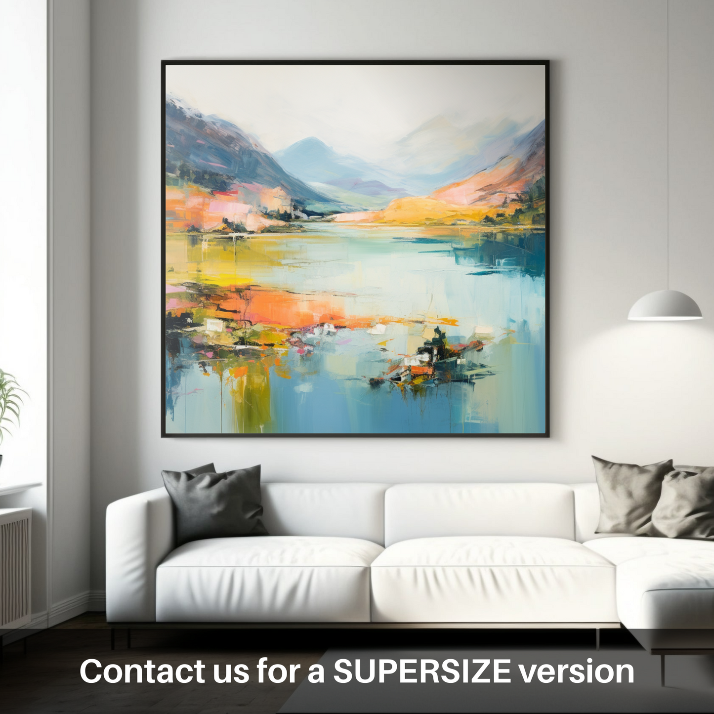 Huge supersize print of Loch Morar, Highlands in summer