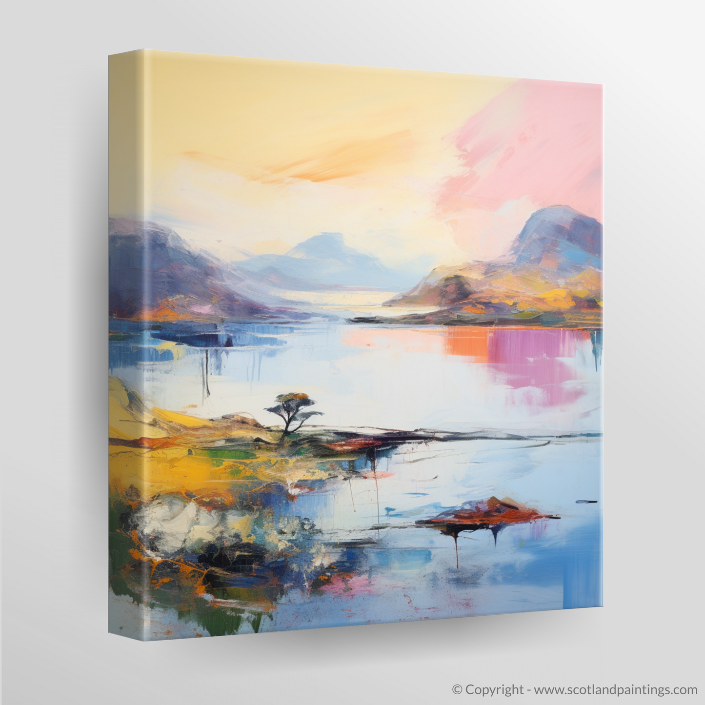 Canvas Print of Loch Morar, Highlands in summer