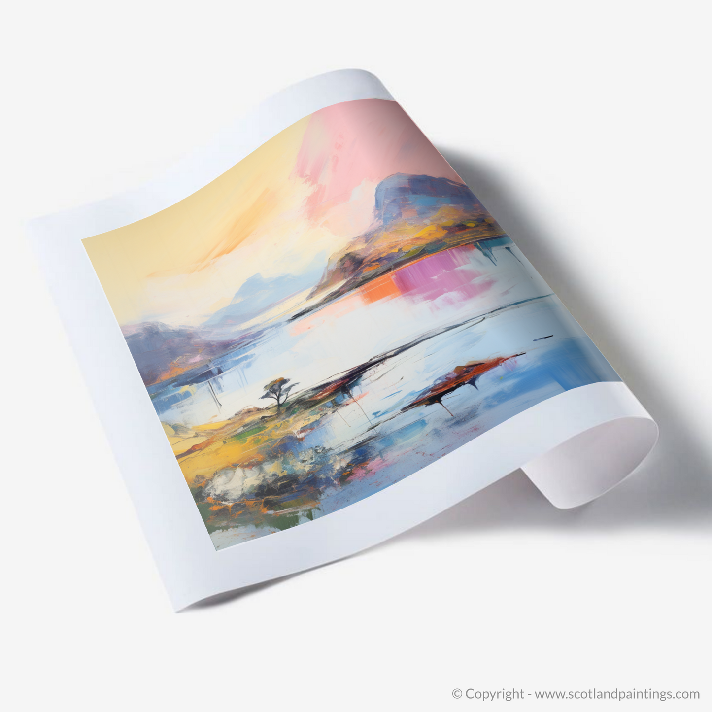 Art Print of Loch Morar, Highlands in summer