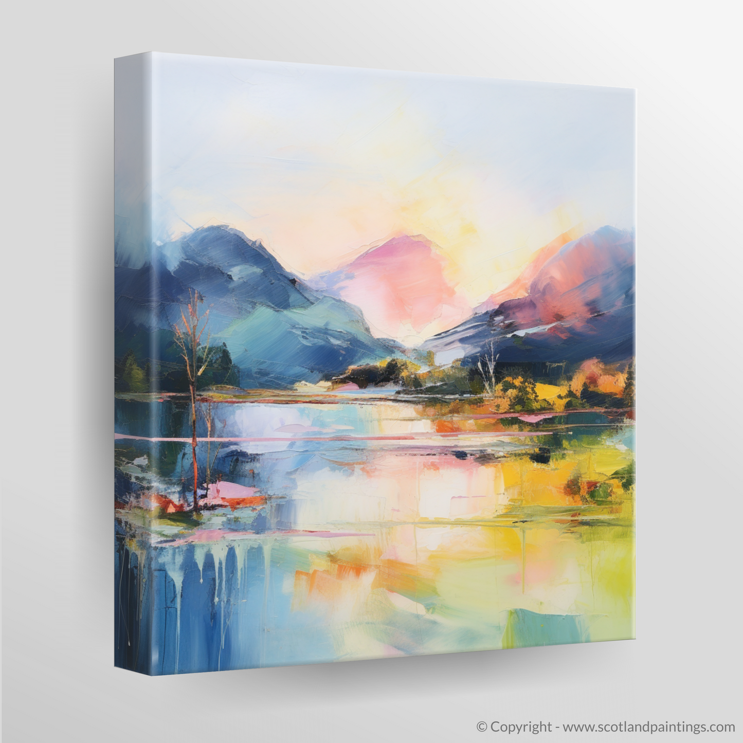 Canvas Print of Loch Morar, Highlands in summer