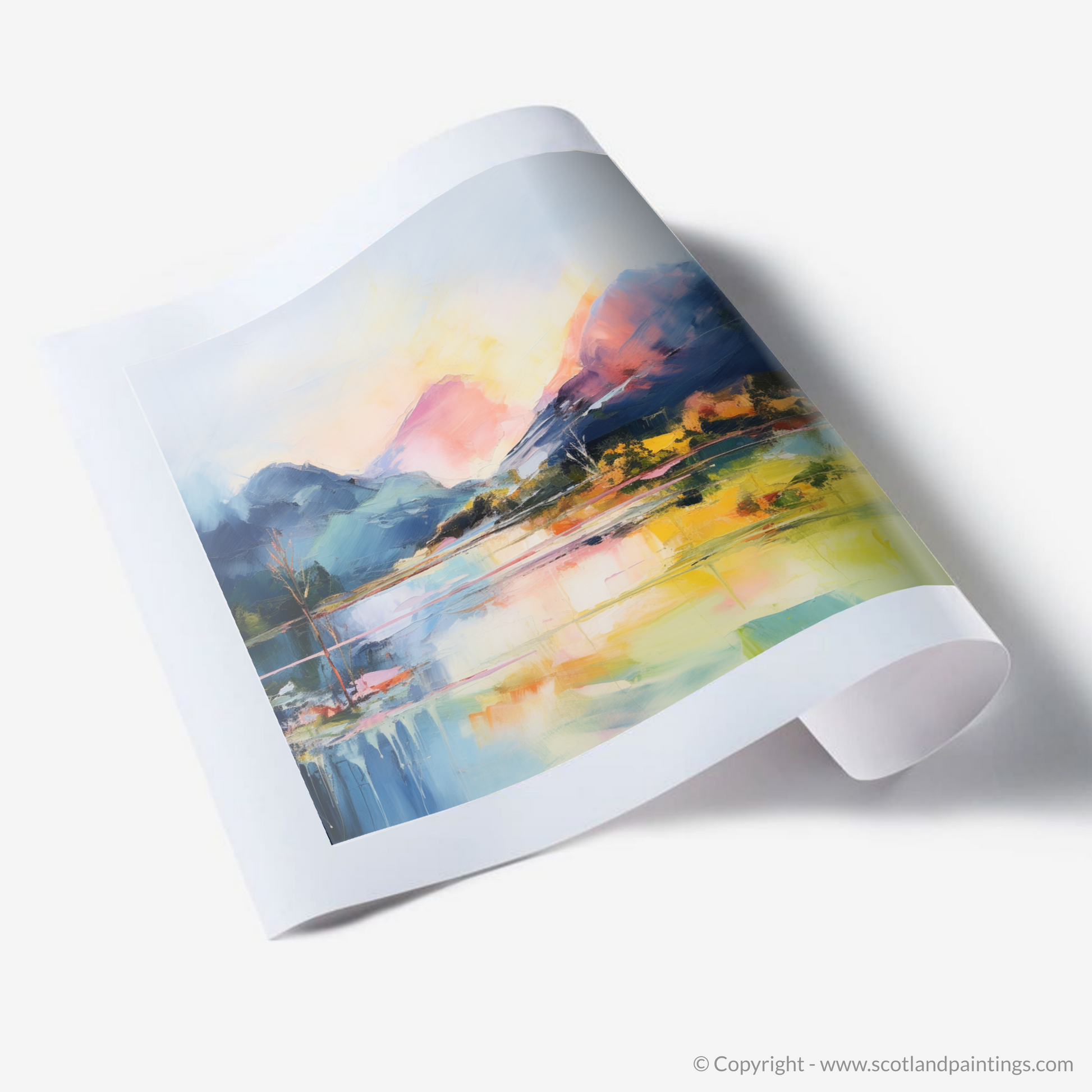 Art Print of Loch Morar, Highlands in summer