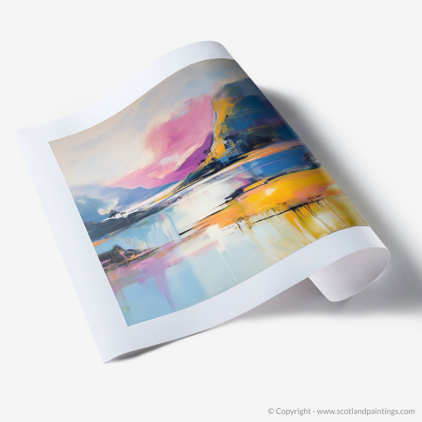 Art Print of Loch Morar, Highlands in summer