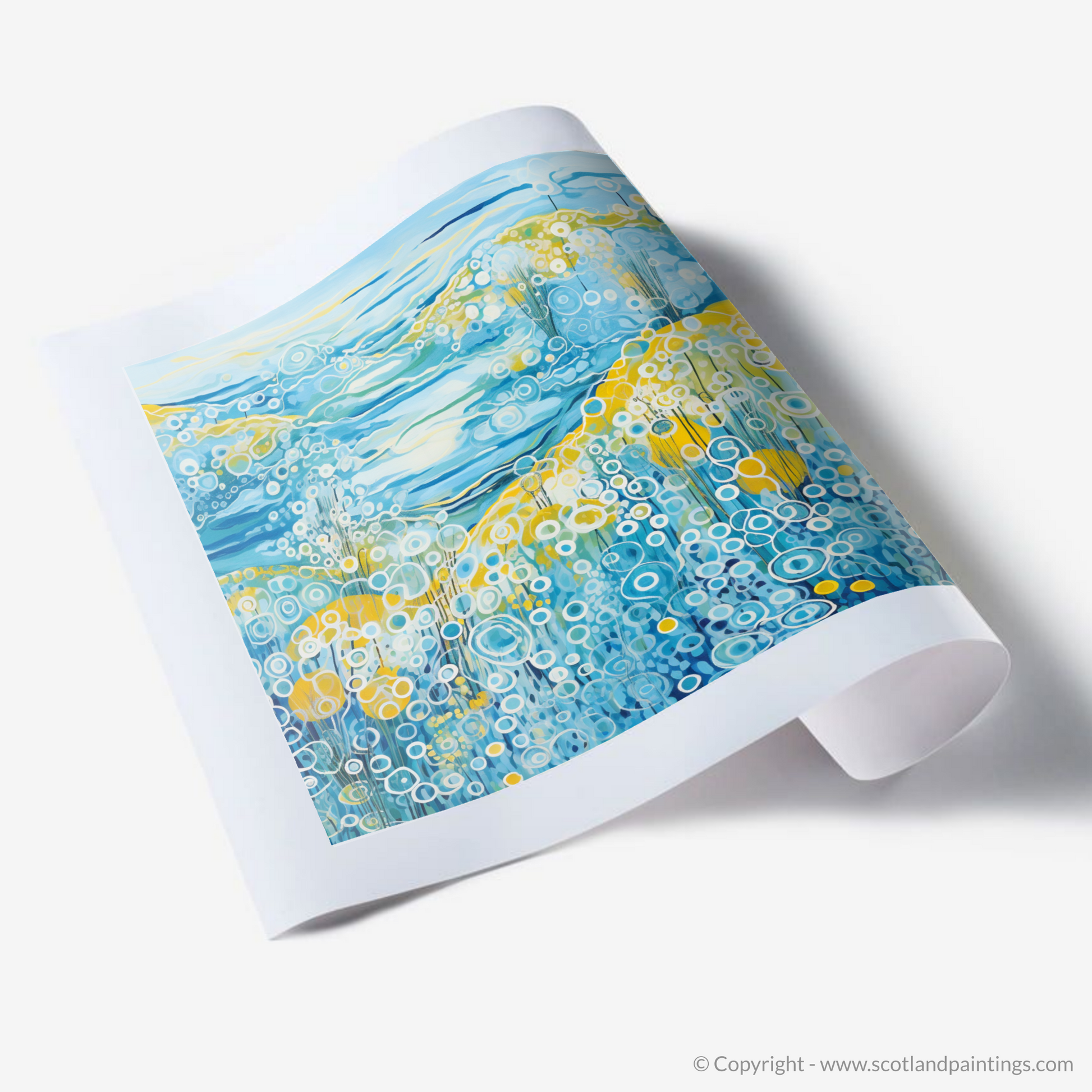 Art Print of Isle of Barra, Outer Hebrides in summer