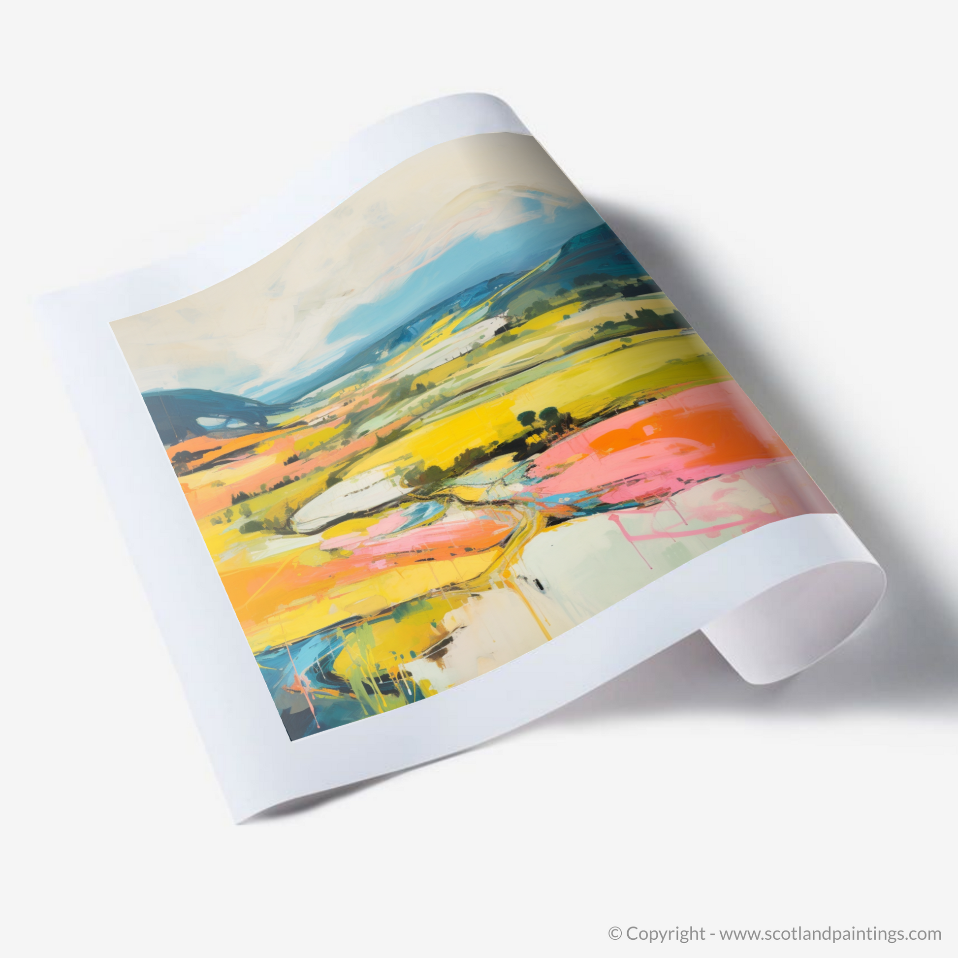 Art Print of Glen Tilt, Perthshire in summer