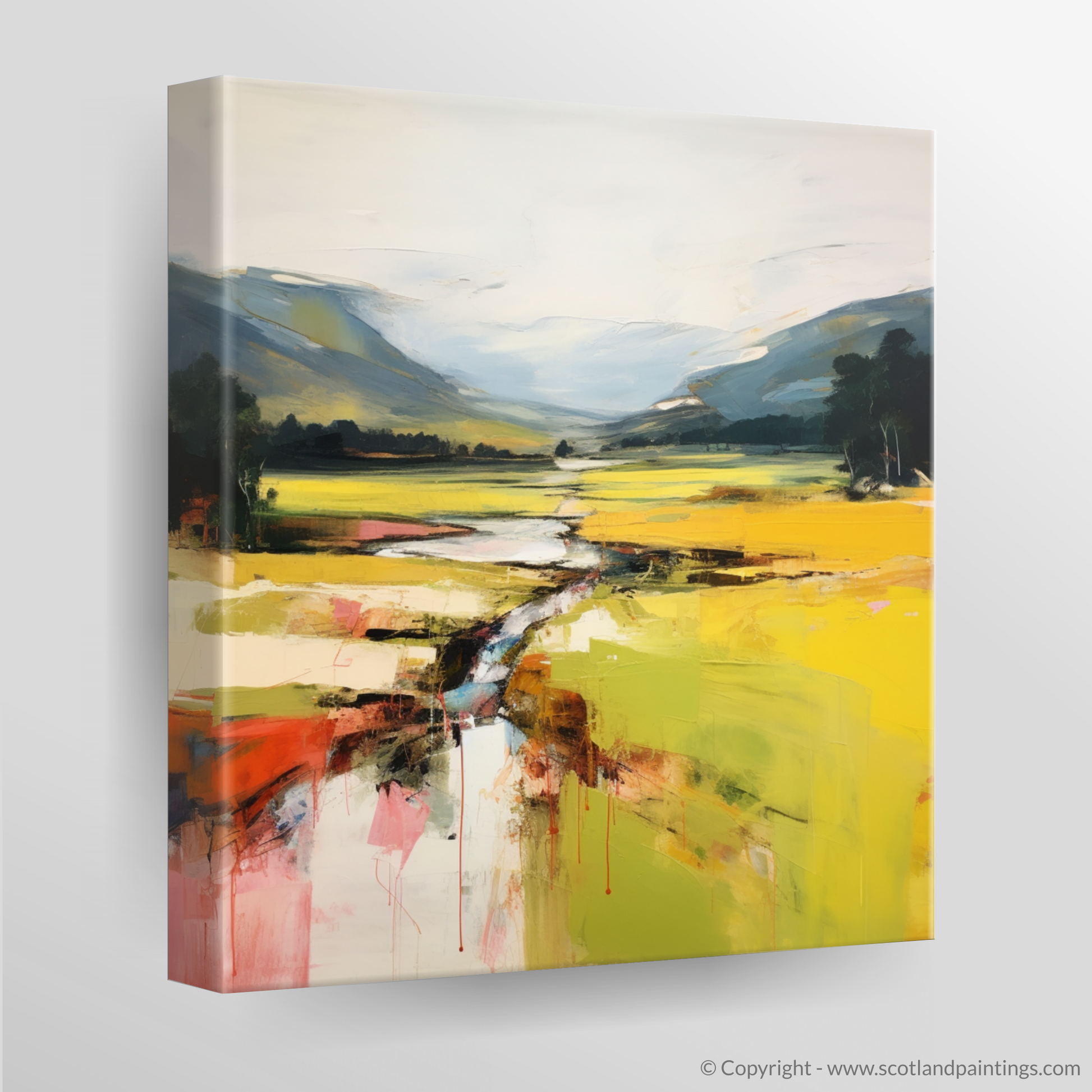 Canvas Print of Glen Tilt, Perthshire in summer