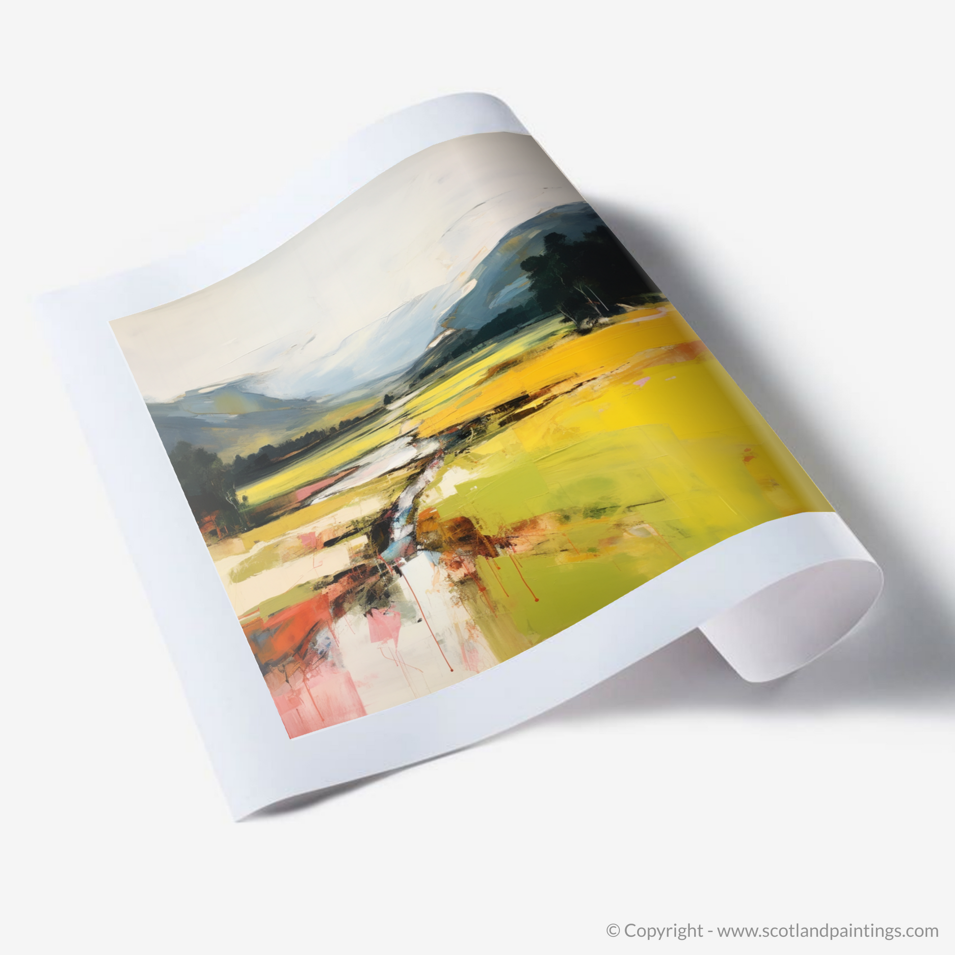 Art Print of Glen Tilt, Perthshire in summer