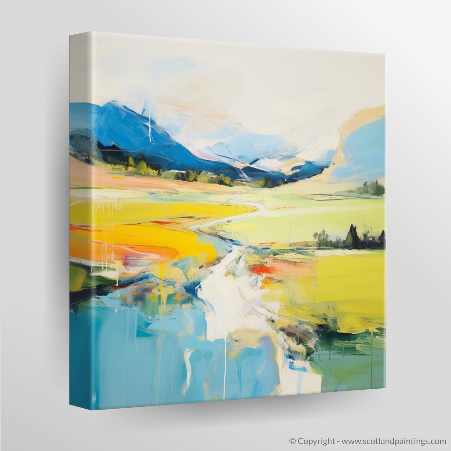 Canvas Print of Glen Tilt, Perthshire in summer