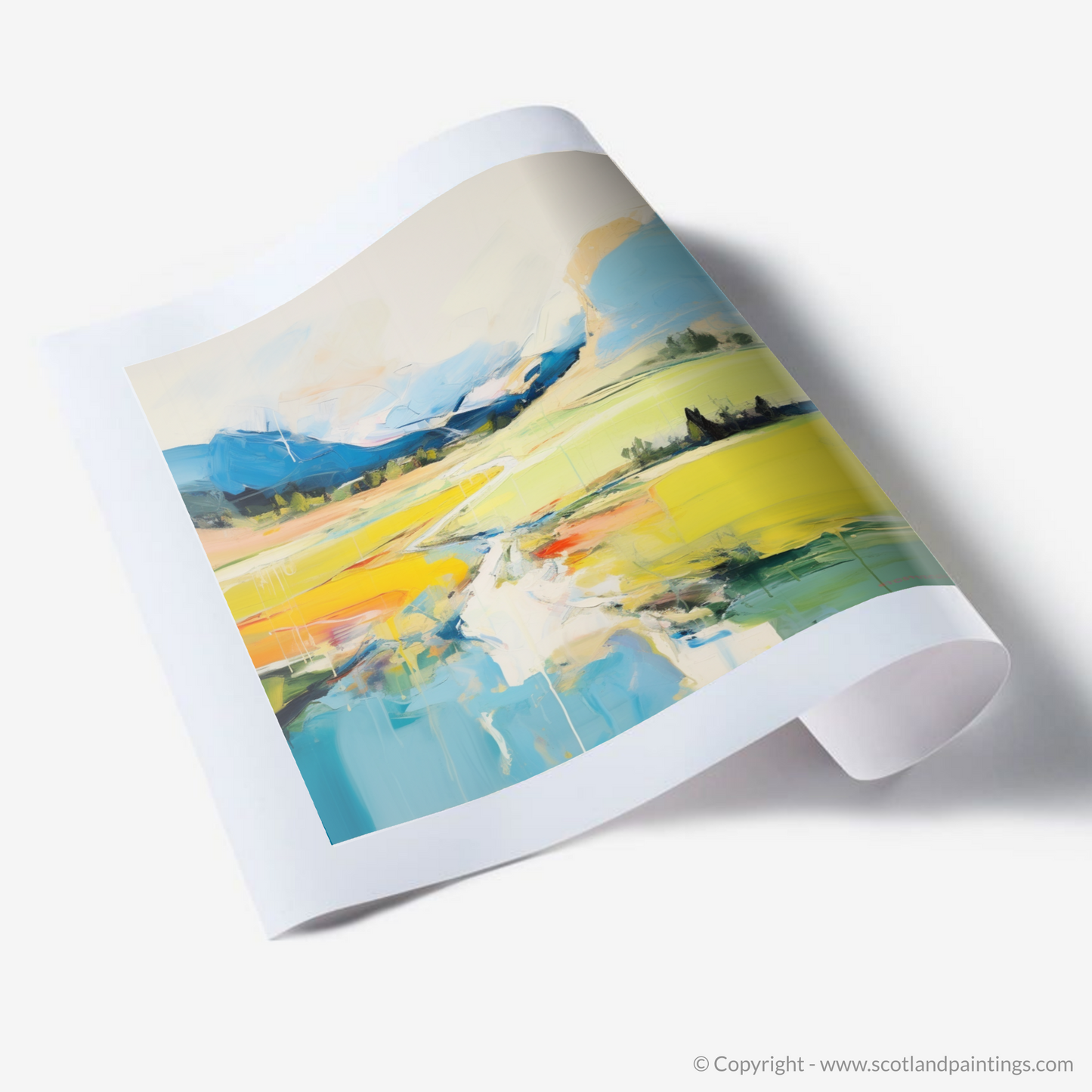 Art Print of Glen Tilt, Perthshire in summer