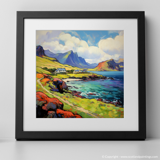 Painting and Art Print of Isle of Skye, Inner Hebrides in summer. Summer Splendour of Isle of Skye.