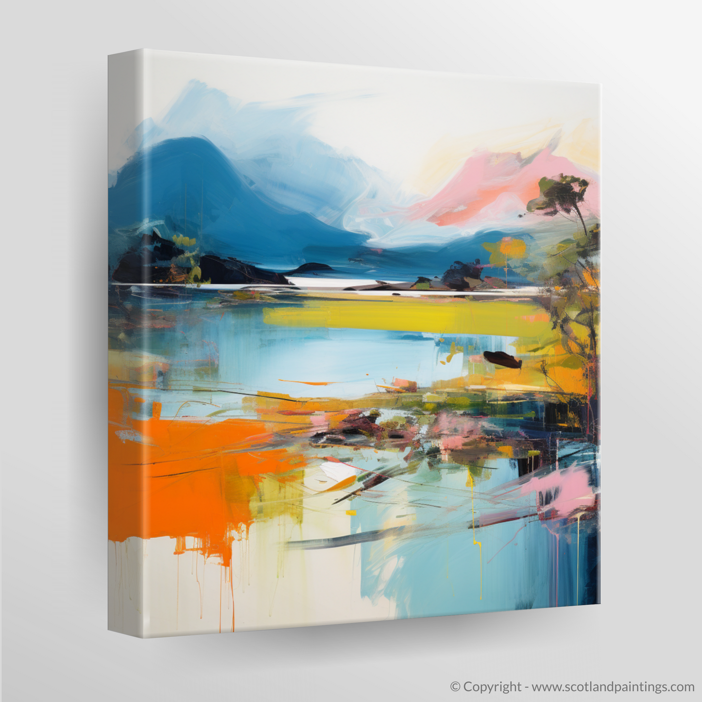 Canvas Print of Loch Morar, Highlands in summer