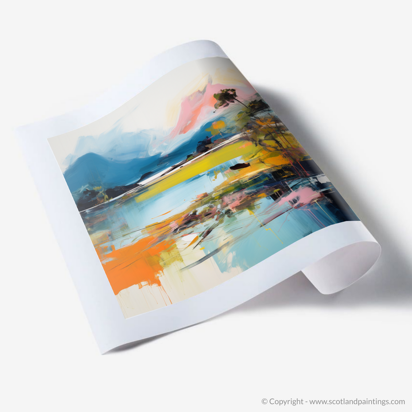 Art Print of Loch Morar, Highlands in summer