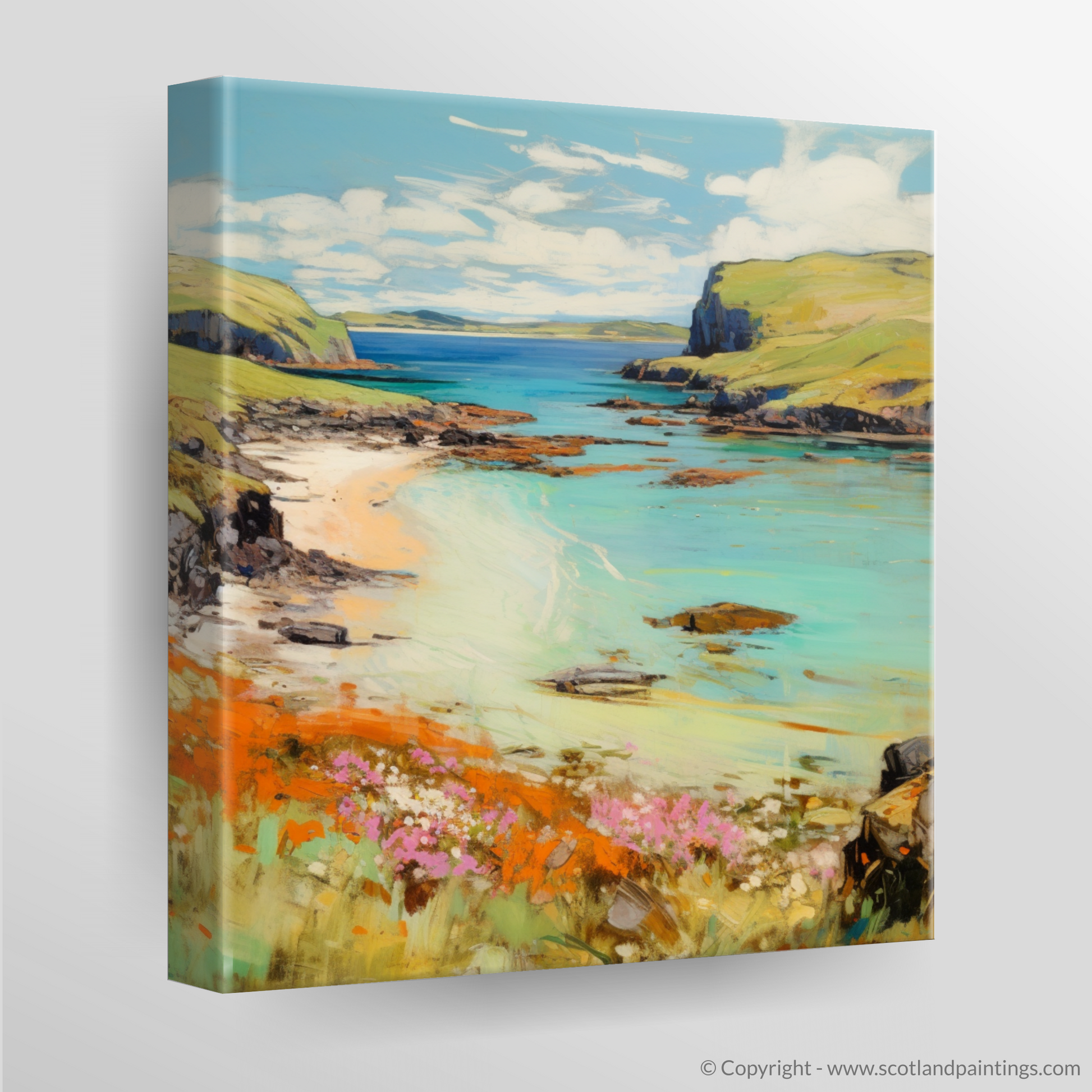 Canvas Print of Calgary Bay, Isle of Mull in summer