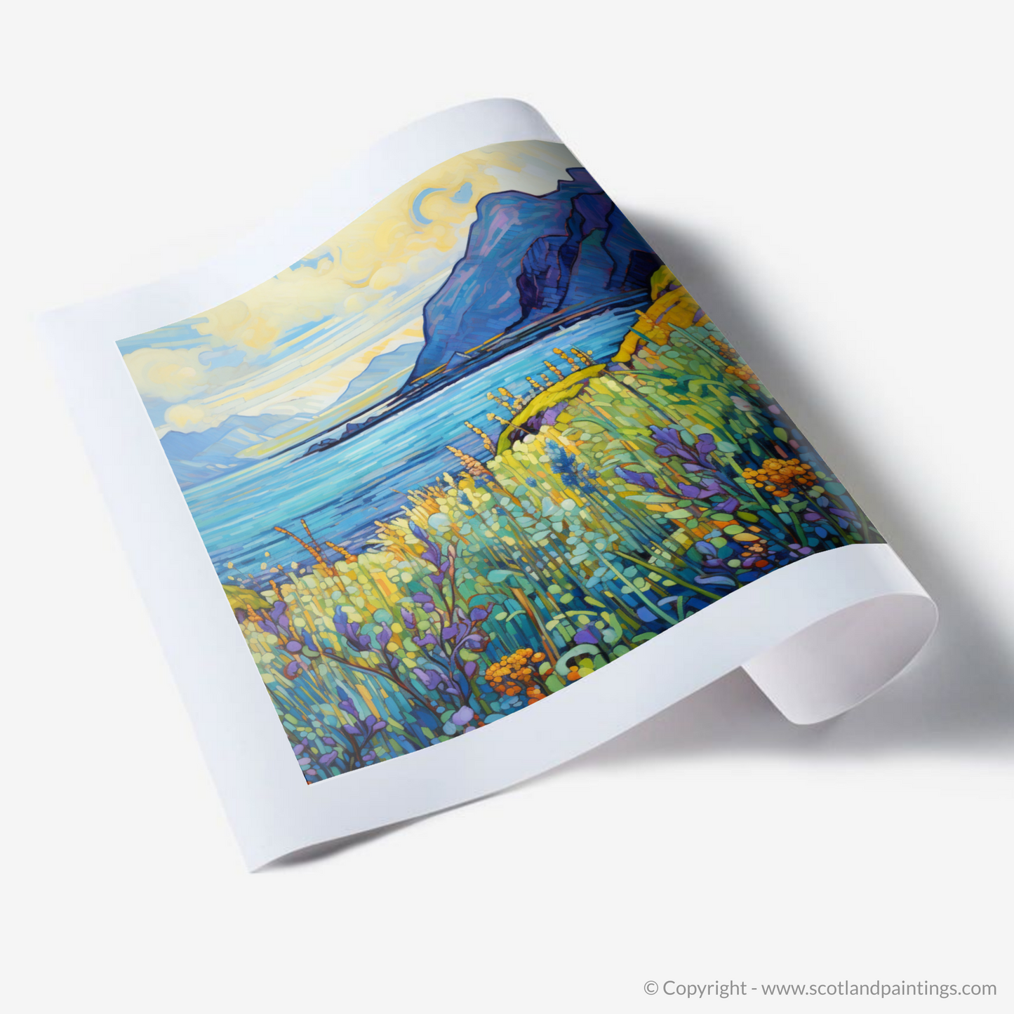 Art Print of Isle of Canna, Inner Hebrides in summer