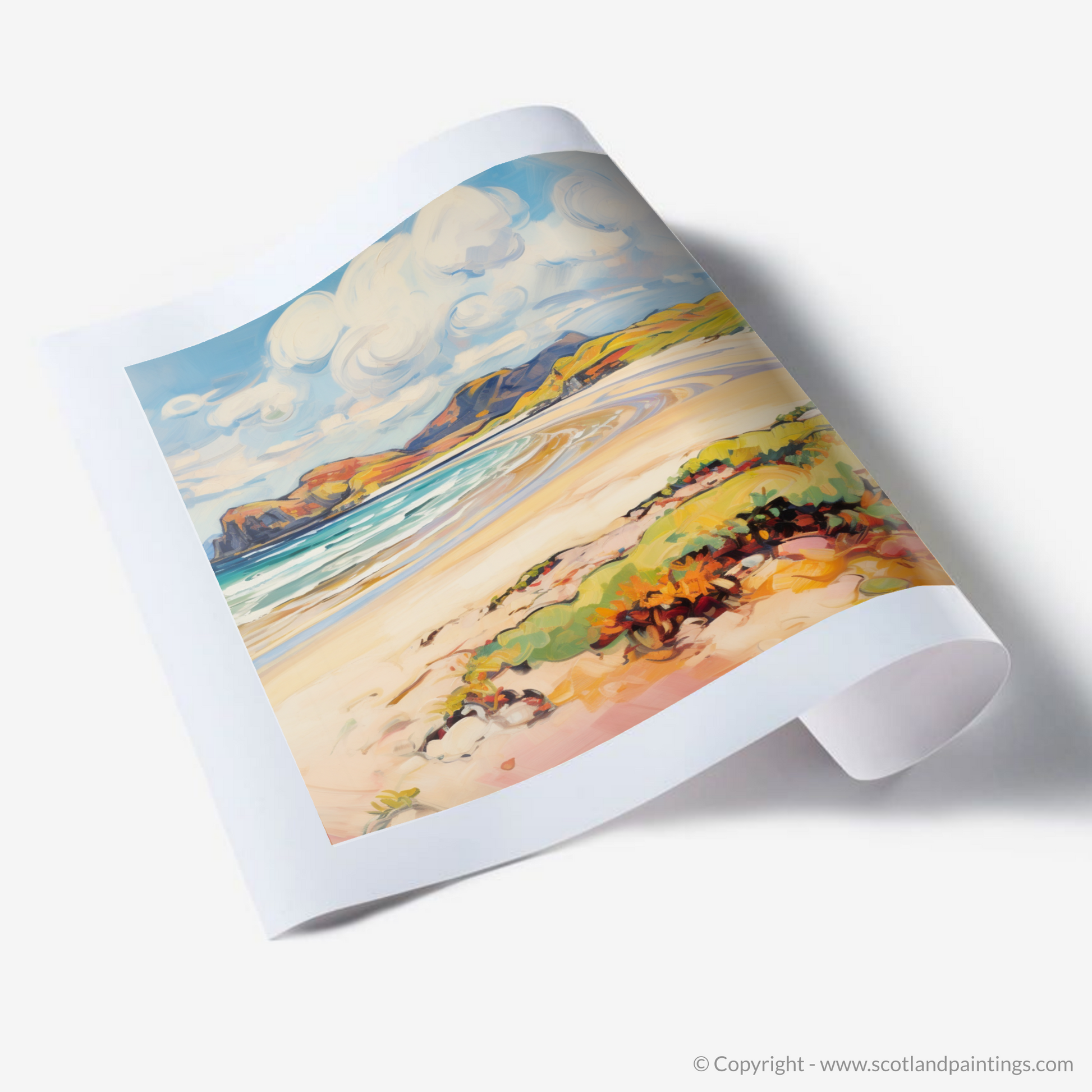 Art Print of Sandwood Bay, Sutherland in summer