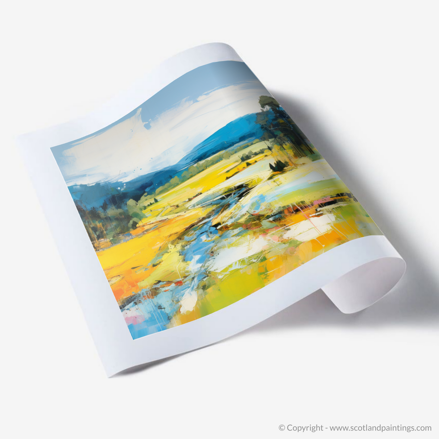 Art Print of Glen Tanar, Aberdeenshire in summer