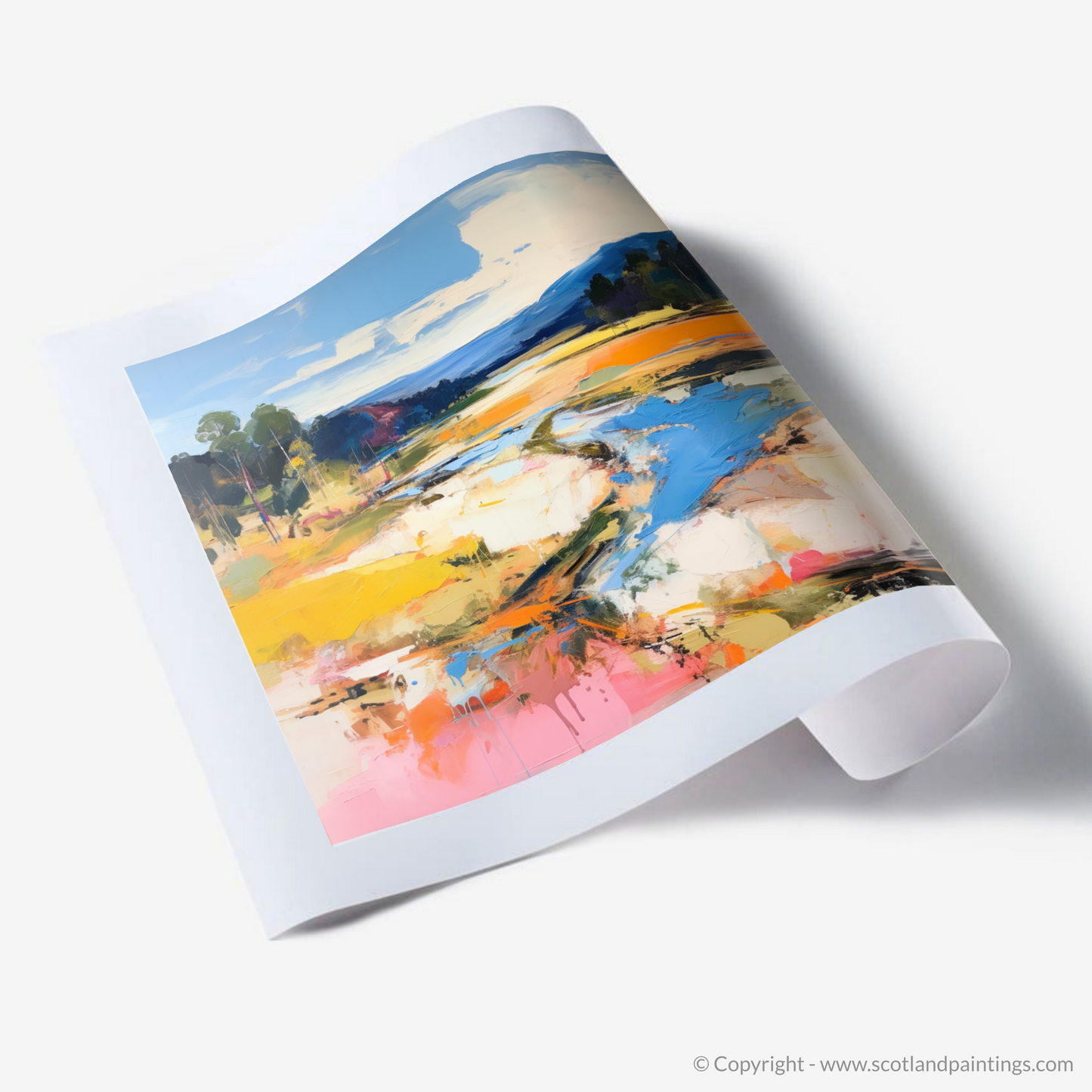 Art Print of Glen Tanar, Aberdeenshire in summer