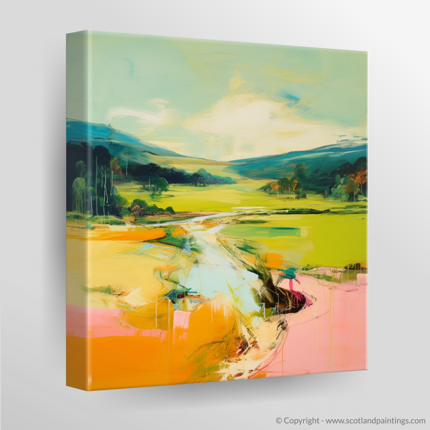 Canvas Print of Glen Tanar, Aberdeenshire in summer