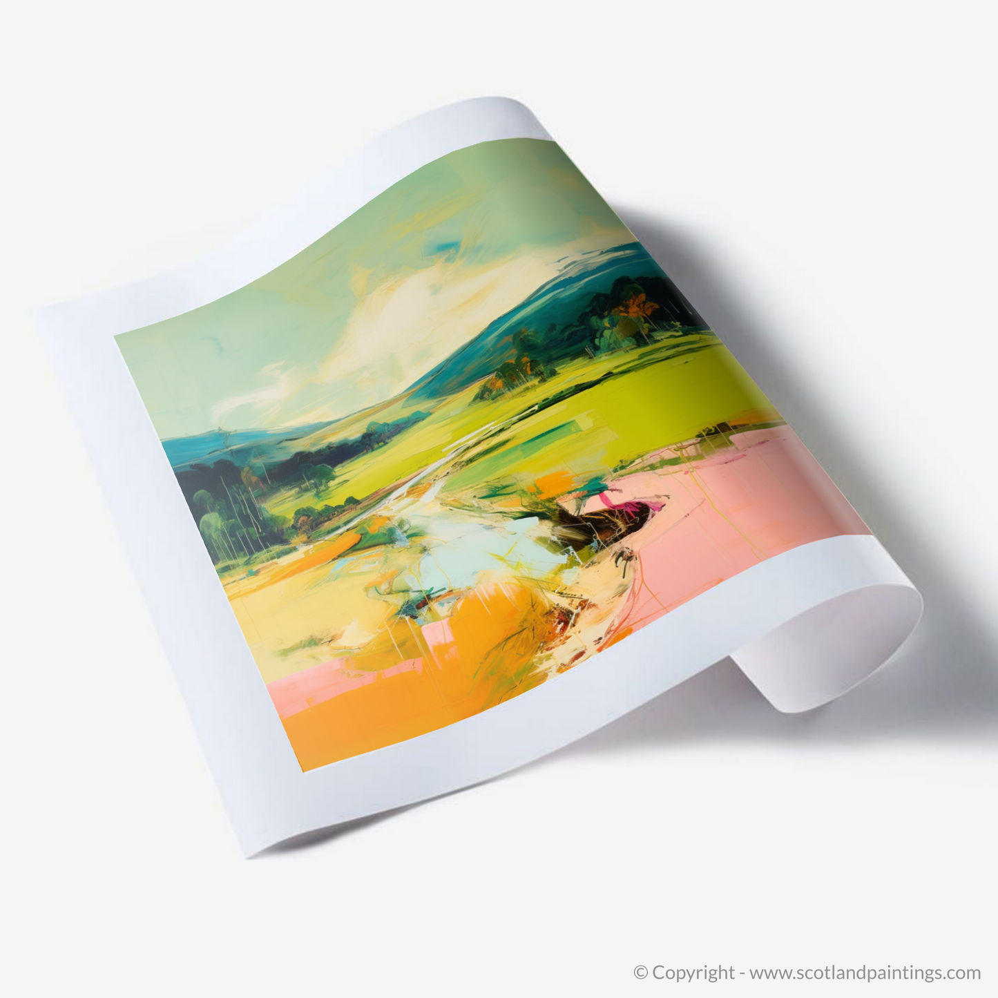 Art Print of Glen Tanar, Aberdeenshire in summer