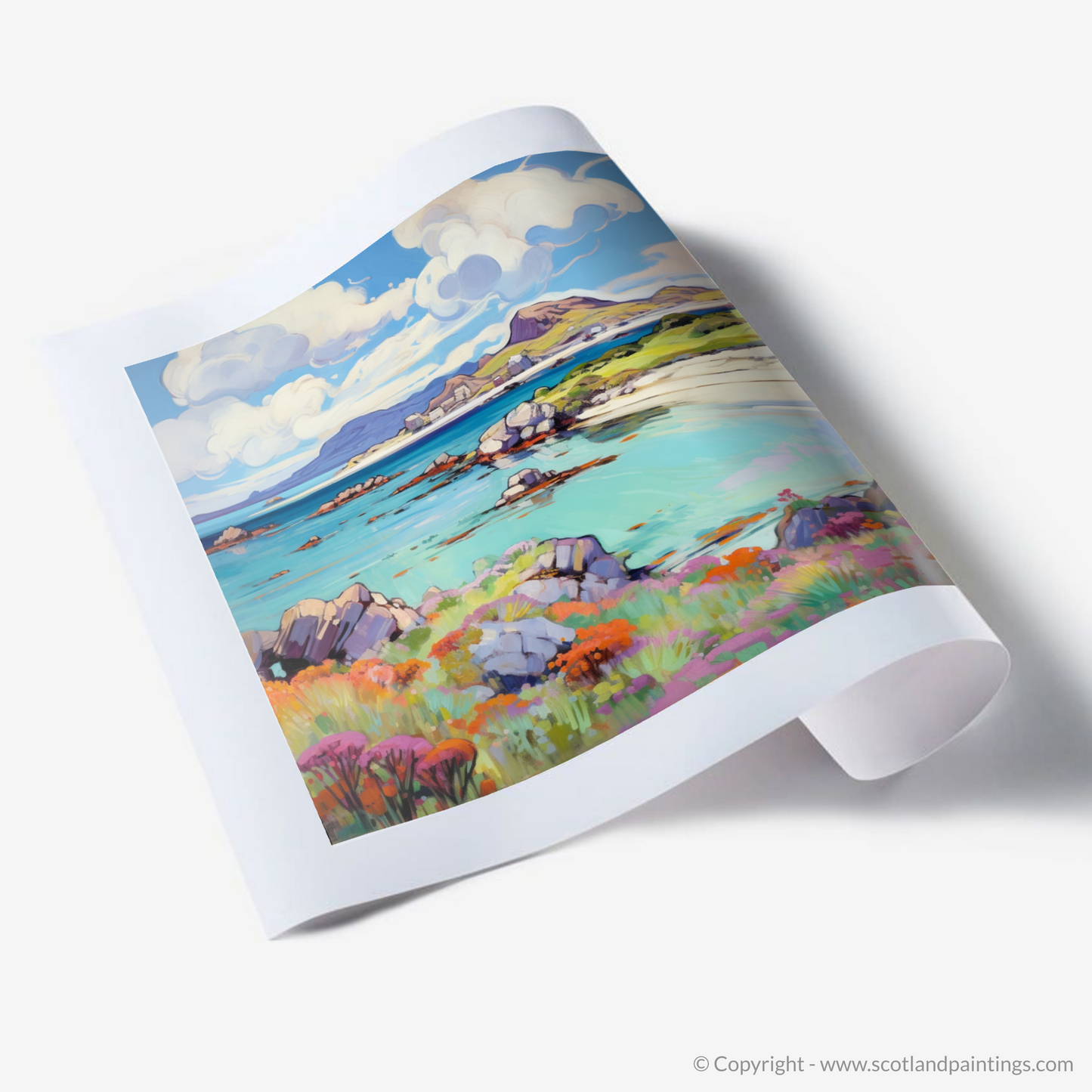 Art Print of Isle of Iona, Inner Hebrides in summer