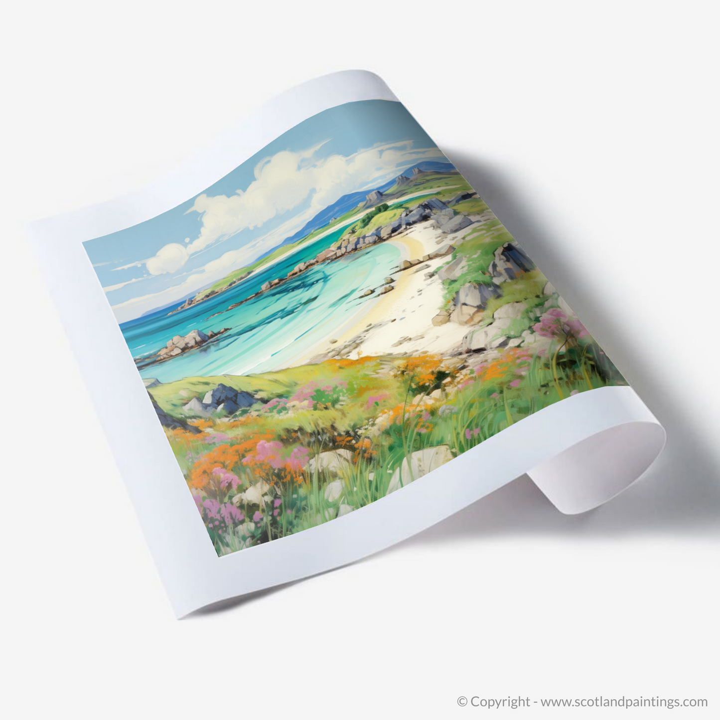 Art Print of Isle of Iona, Inner Hebrides in summer