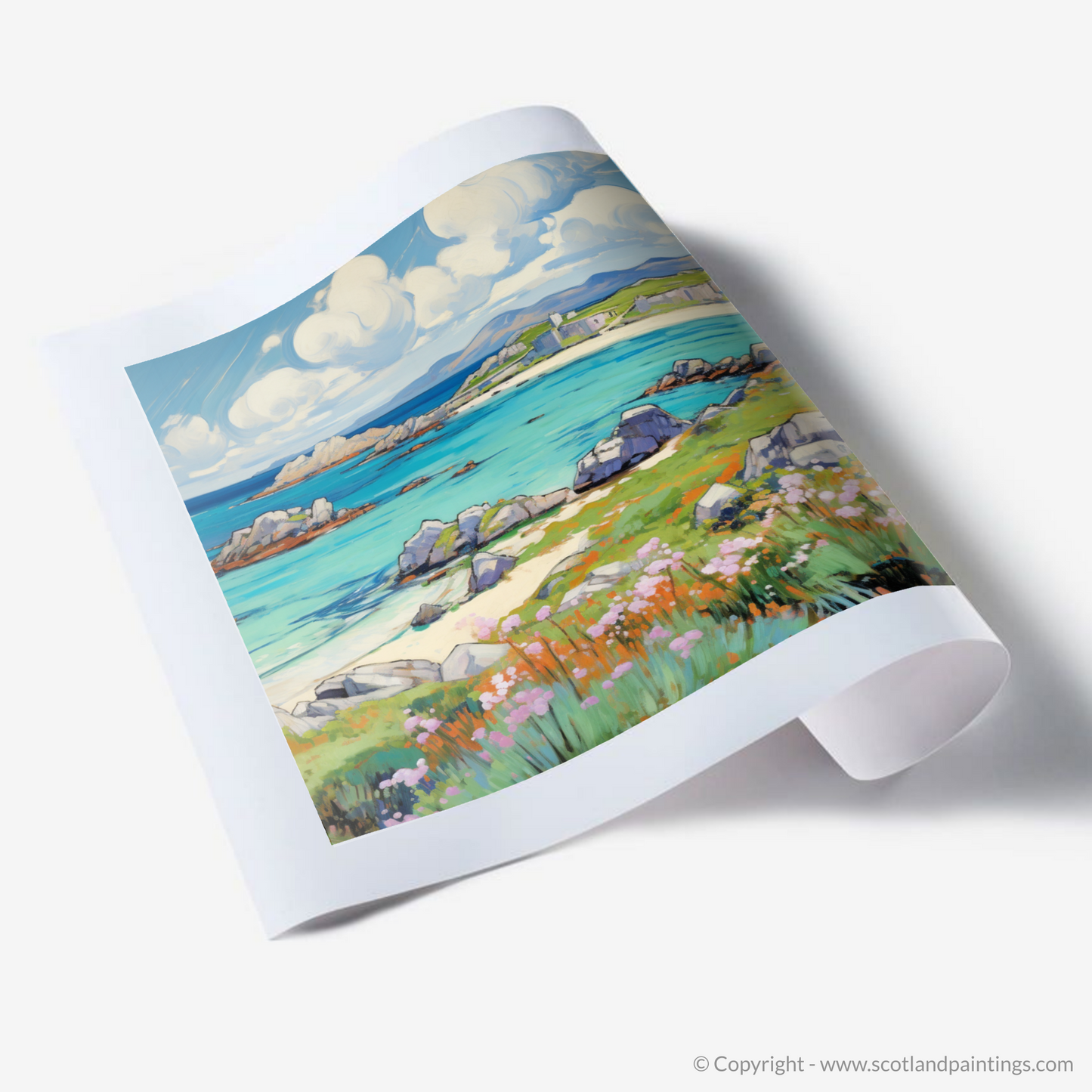 Art Print of Isle of Iona, Inner Hebrides in summer