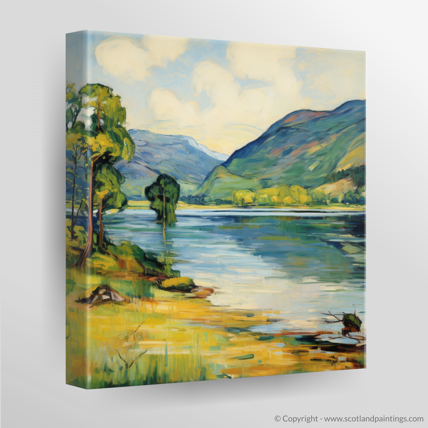 Canvas Print of Loch Voil in summer