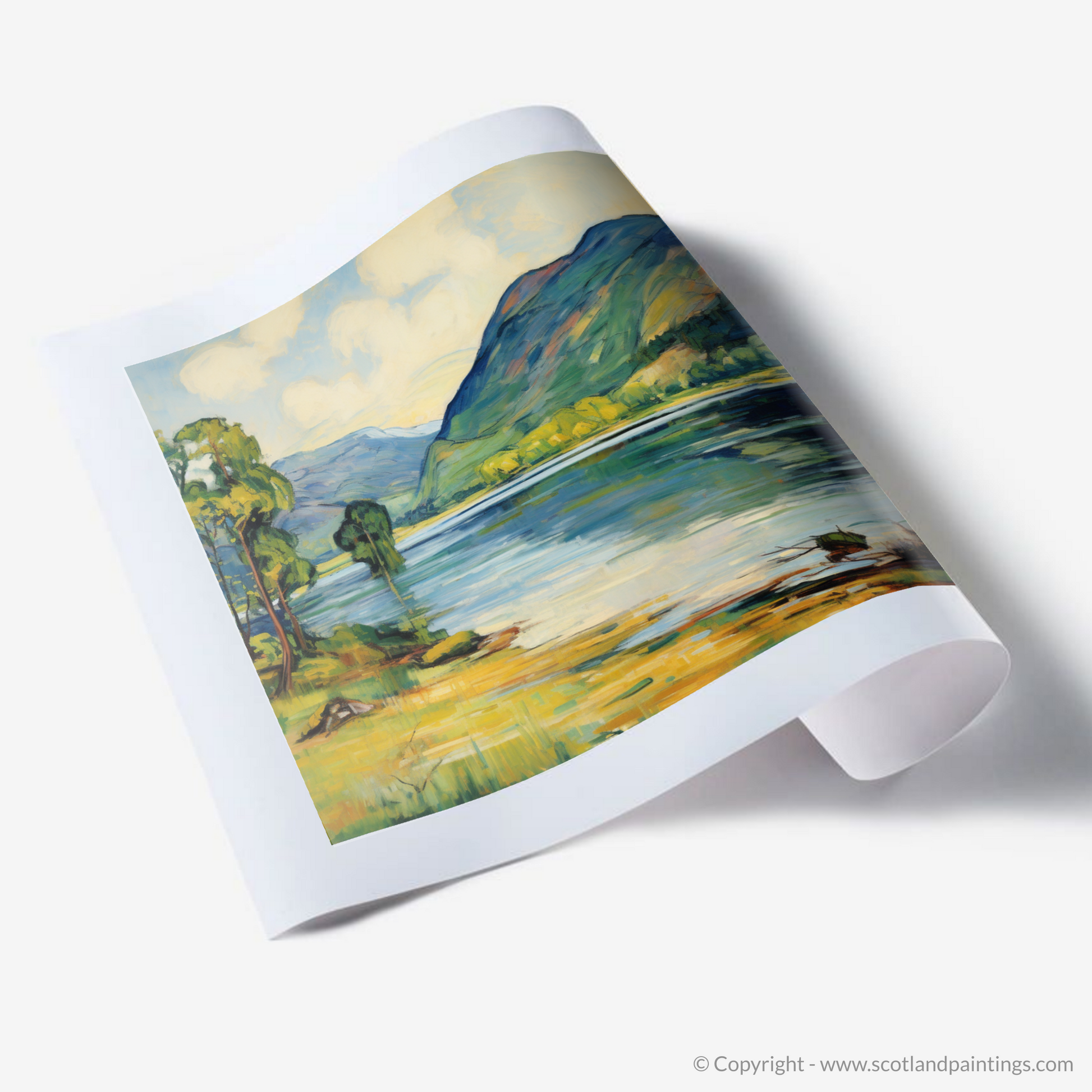 Art Print of Loch Voil in summer