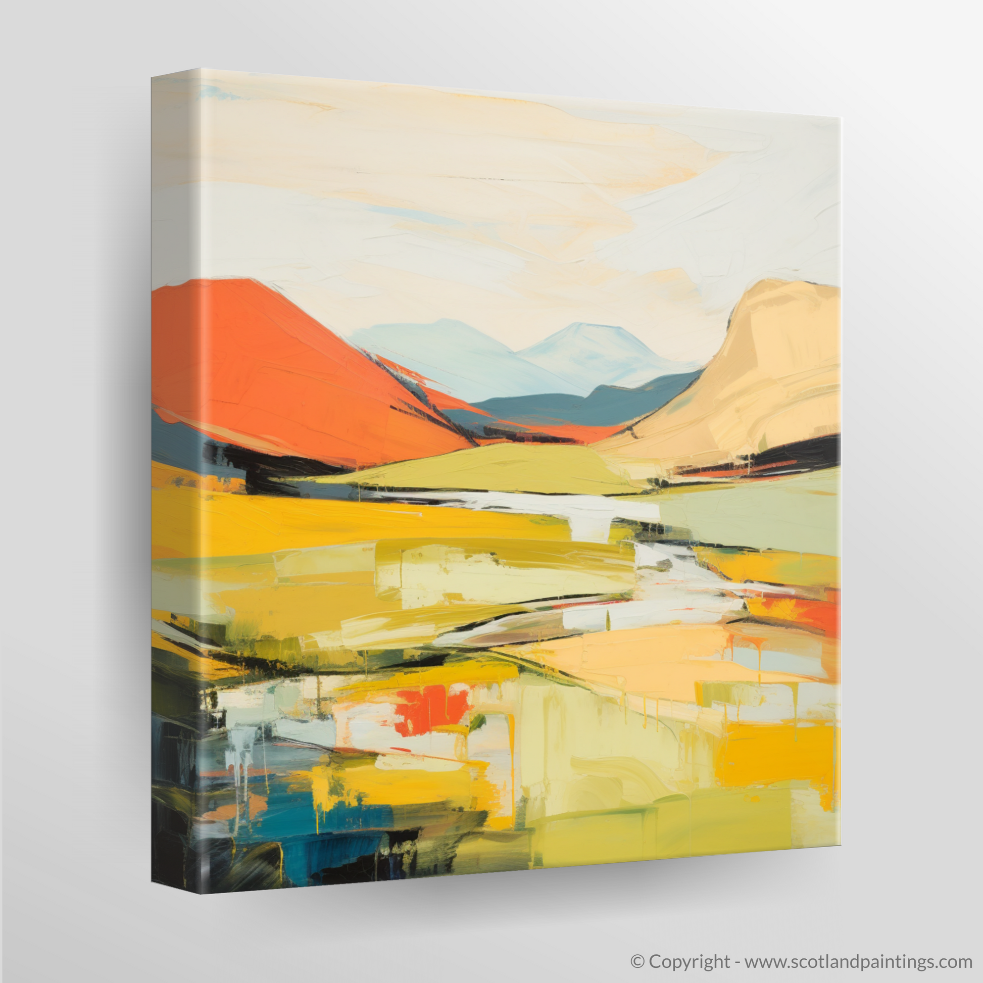 Canvas Print of Glen Garry, Highlands in summer