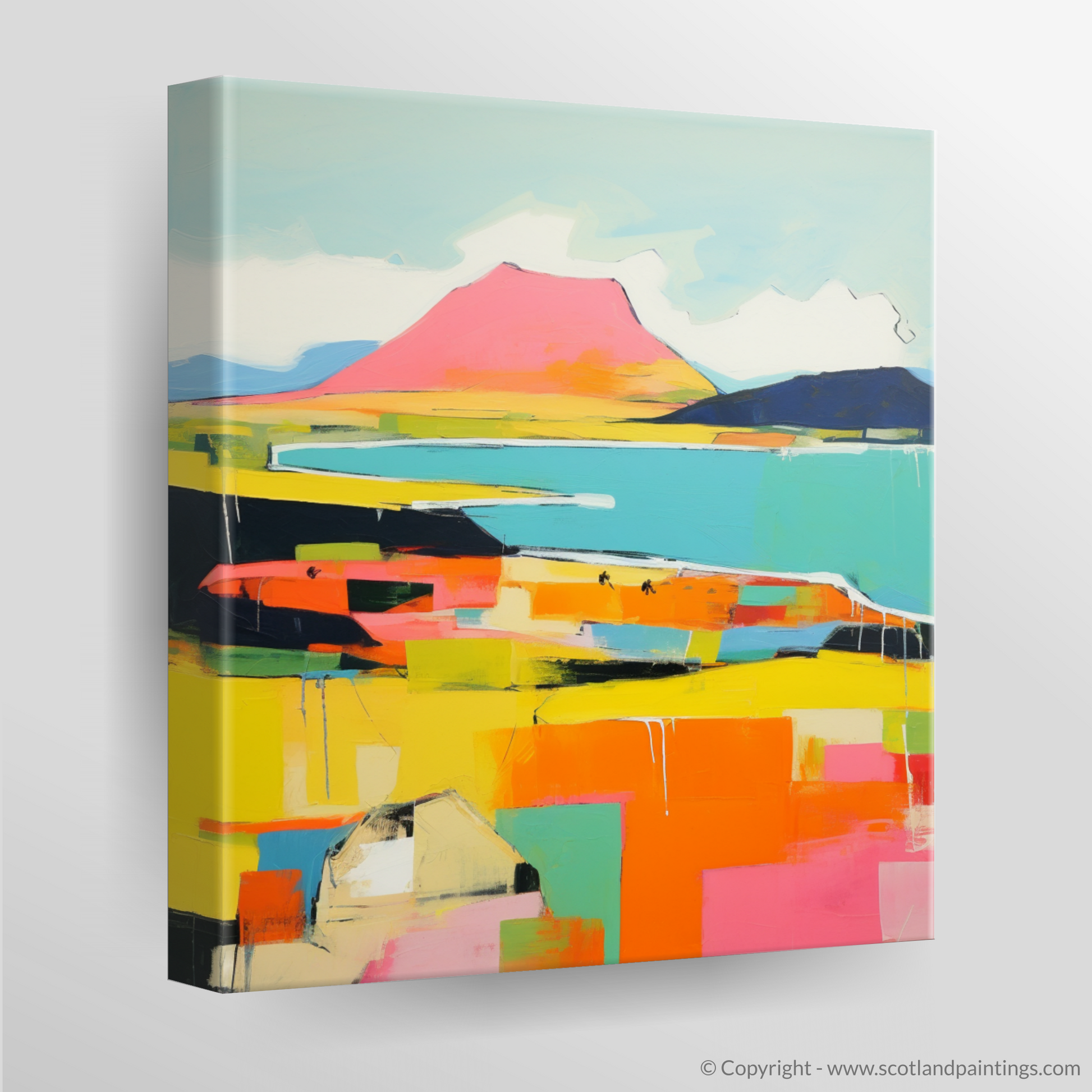 Canvas Print of Isle of Arran, Firth of Clyde in summer