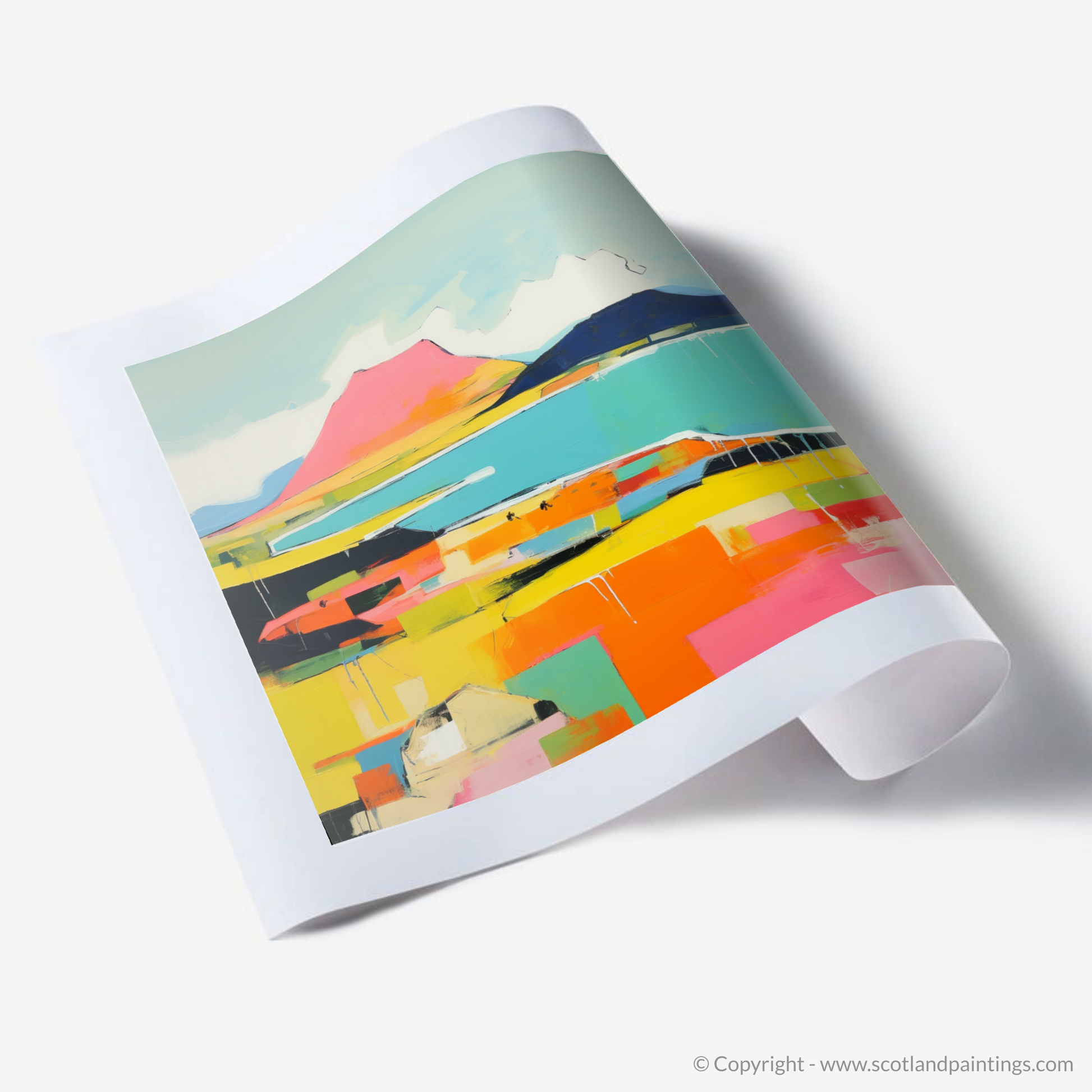 Art Print of Isle of Arran, Firth of Clyde in summer