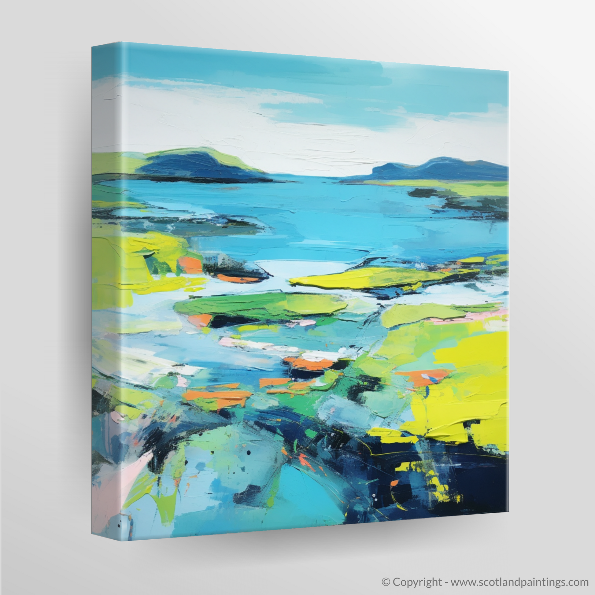 Canvas Print of Isle of Ulva, Inner Hebrides in summer