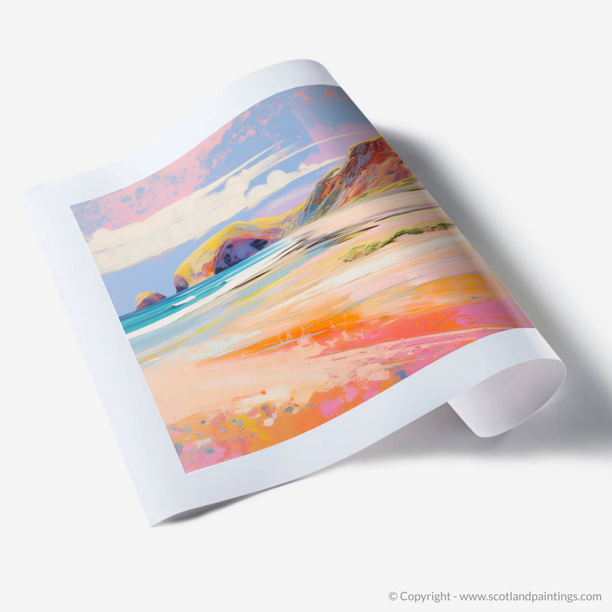 Art Print of Sandwood Bay, Sutherland in summer