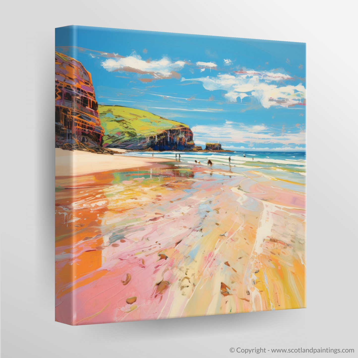 Canvas Print of Sandwood Bay, Sutherland in summer