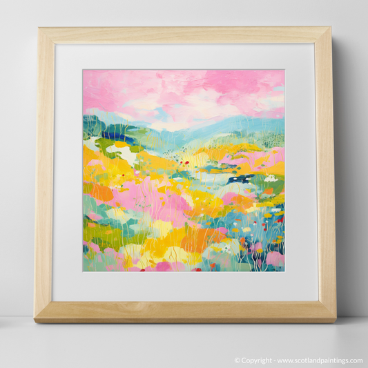 Painting and Art Print of Glenmore, Highlands in summer. Summer Splendour of Glenmore Highlands.