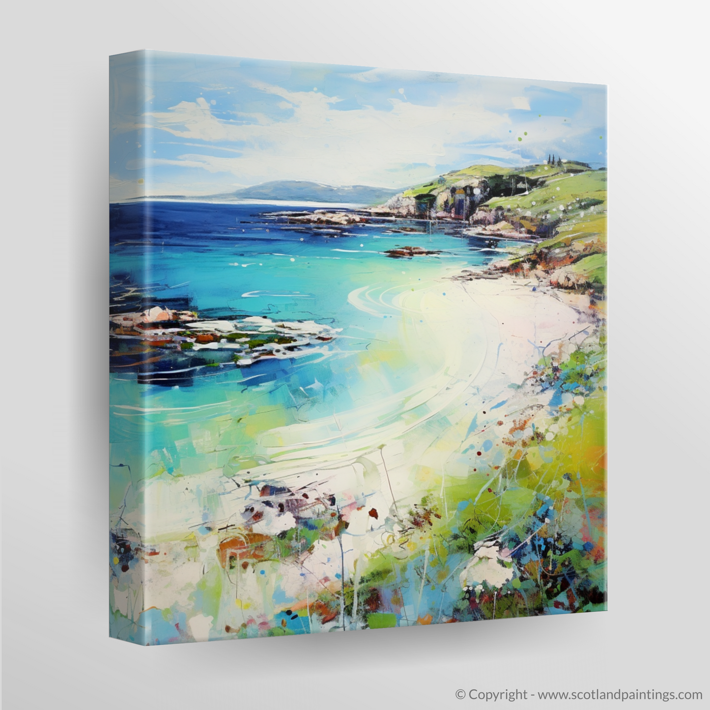 Canvas Print of Calgary Bay, Isle of Mull in summer