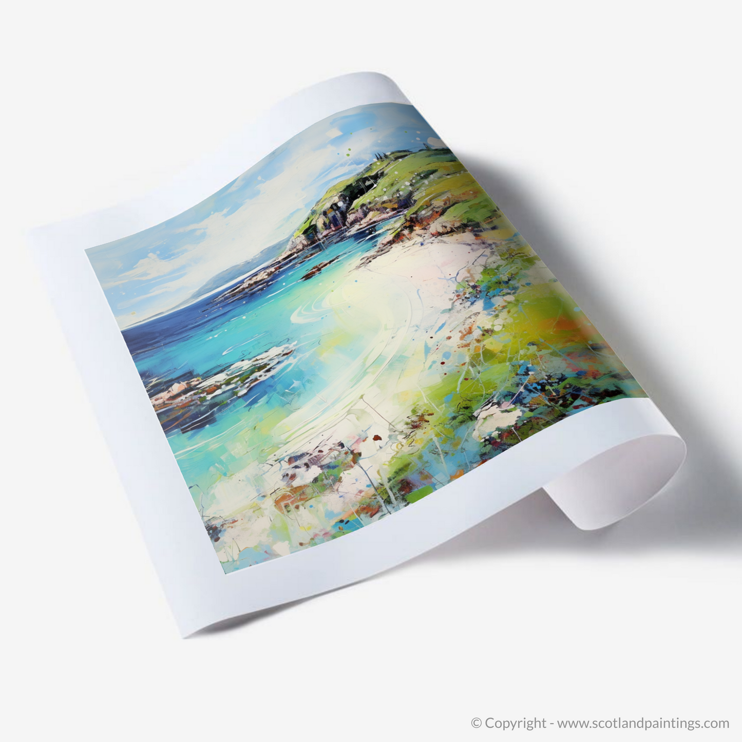 Art Print of Calgary Bay, Isle of Mull in summer