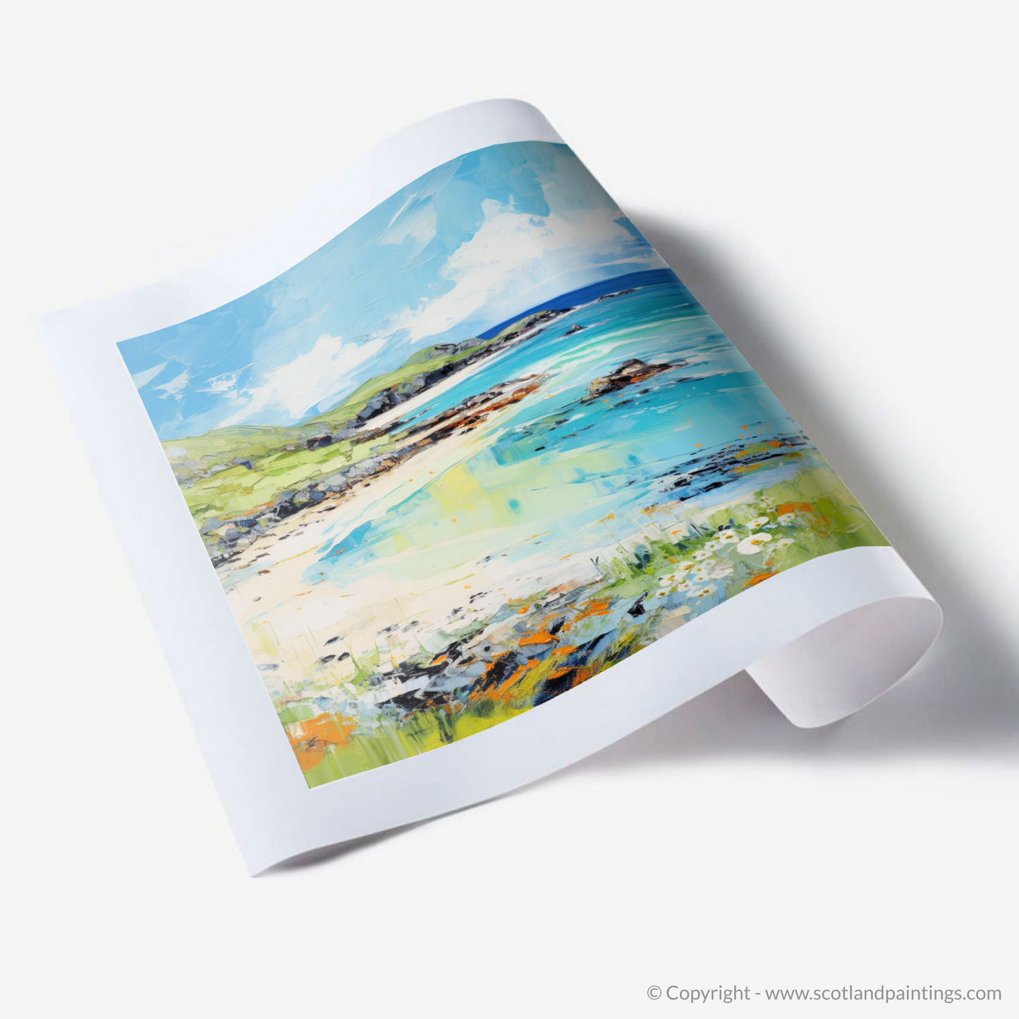 Art Print of Calgary Bay, Isle of Mull in summer