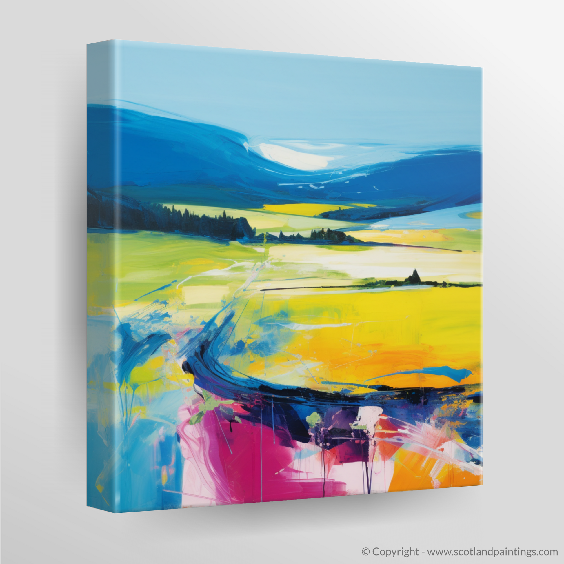 Canvas Print of Glenlivet, Moray in summer